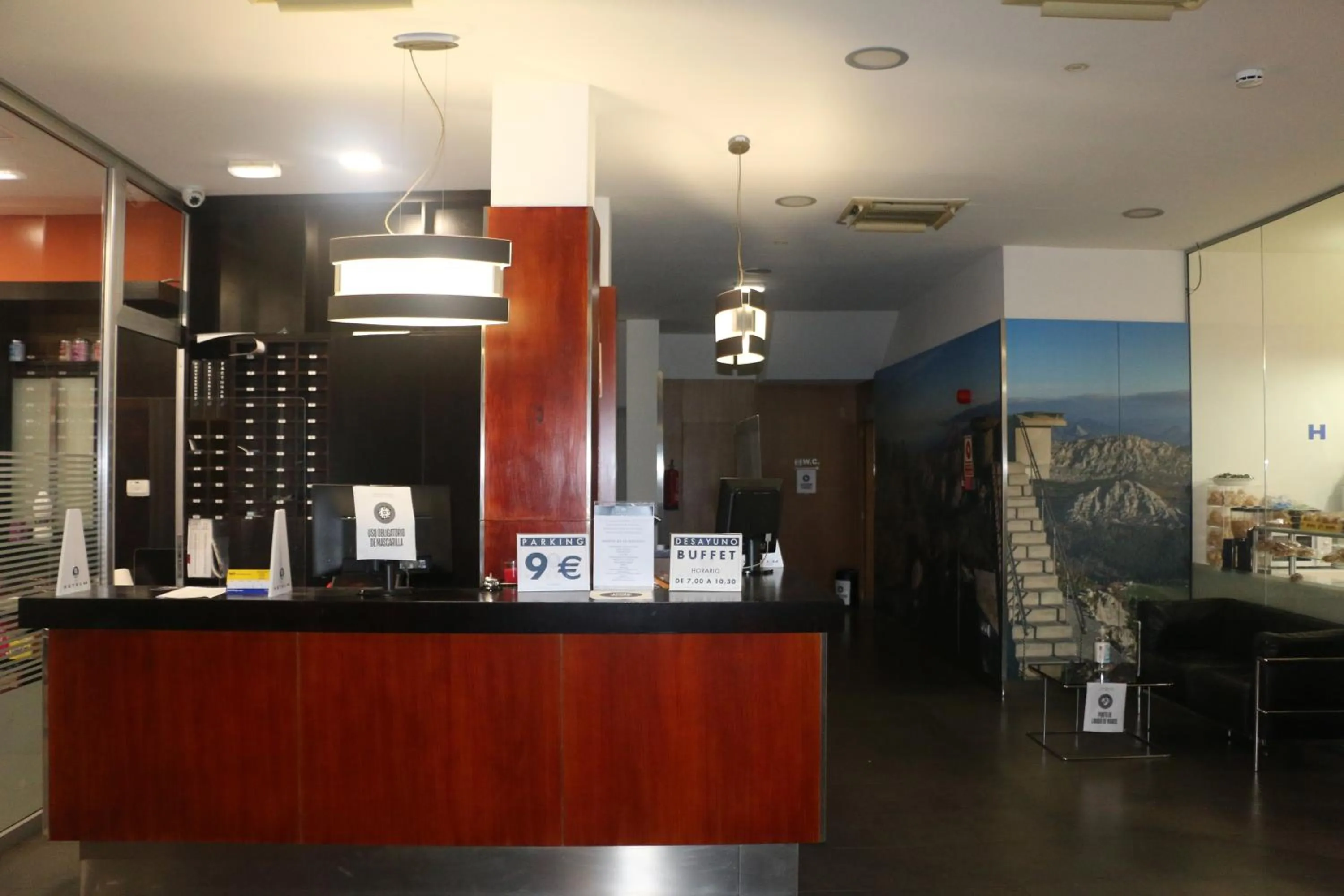 Lobby or reception in Hotel 44