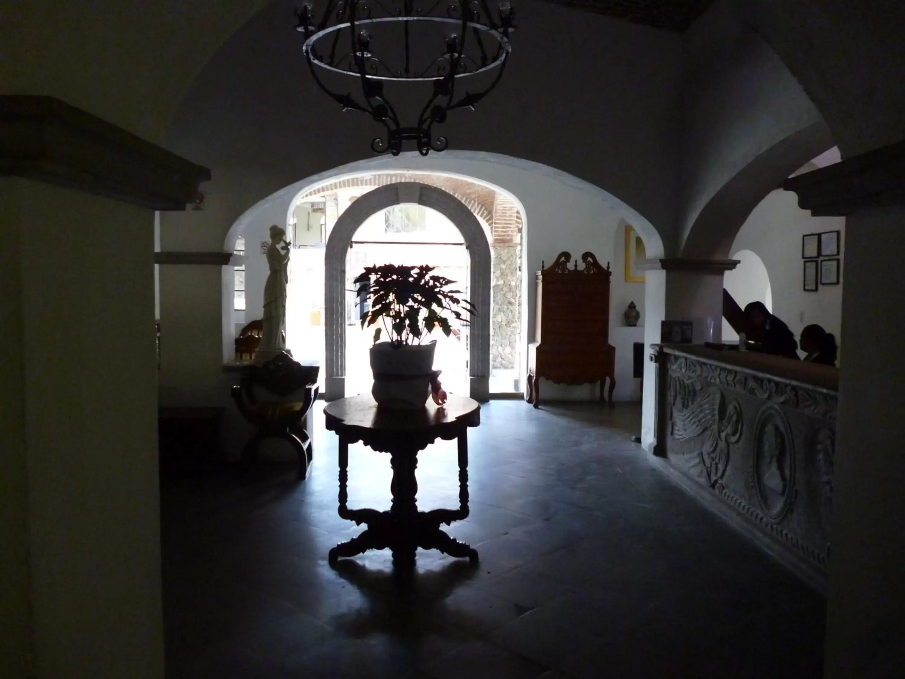 Lobby or reception in Hotel Castillo de Santa Cecilia