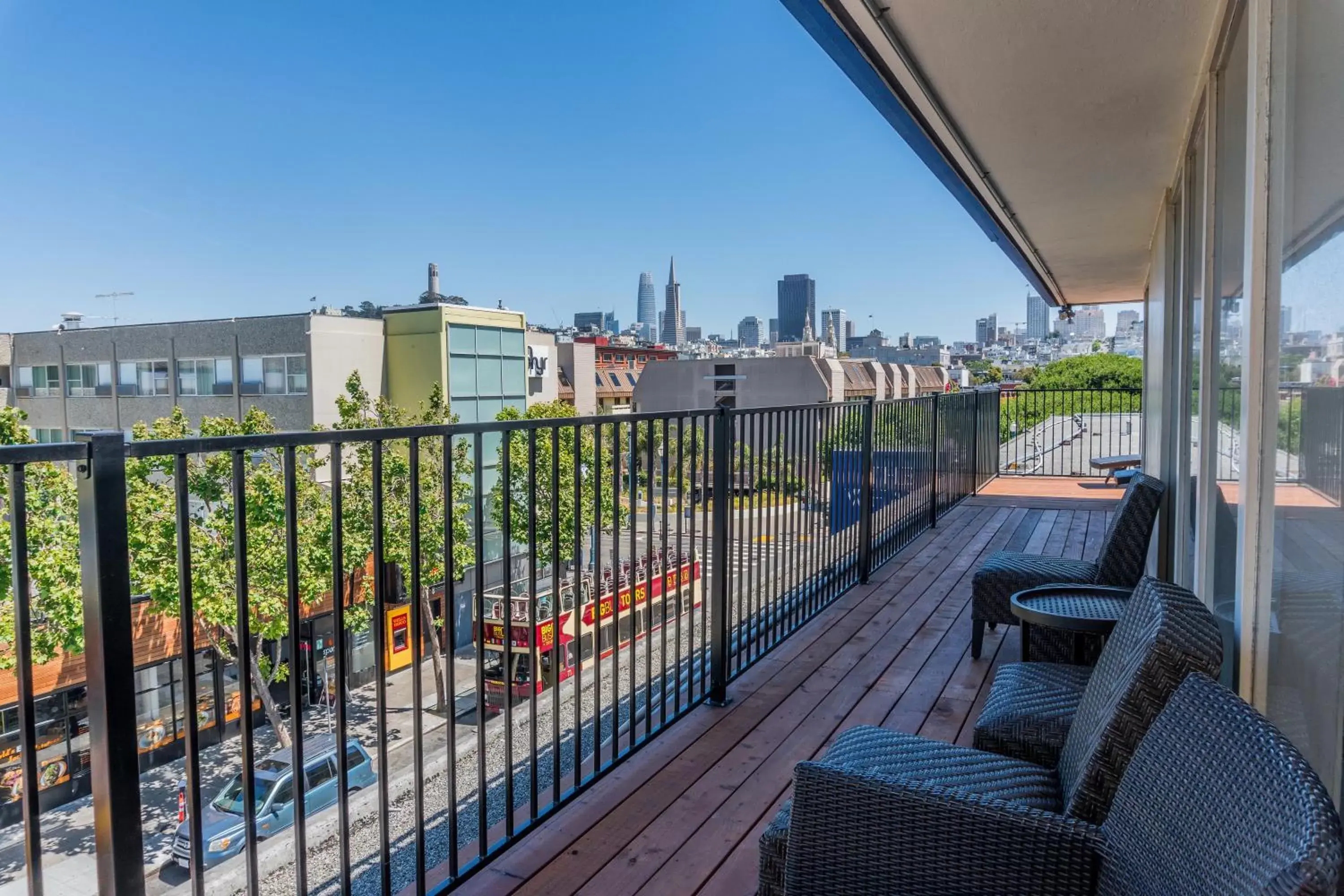 Balcony/Terrace in The Wharf Inn