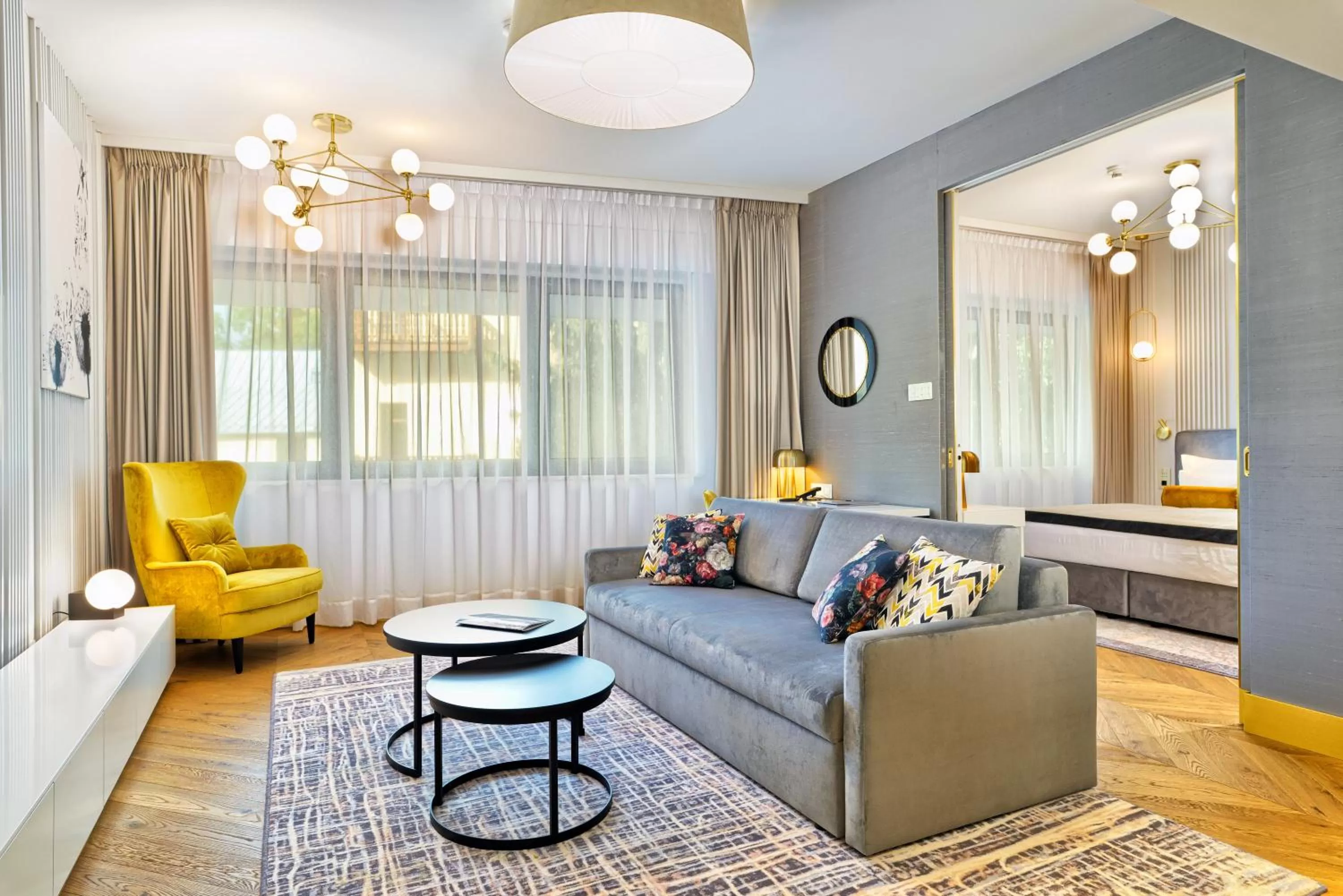 Living room in Hotel Ferreus Modern Art Deco