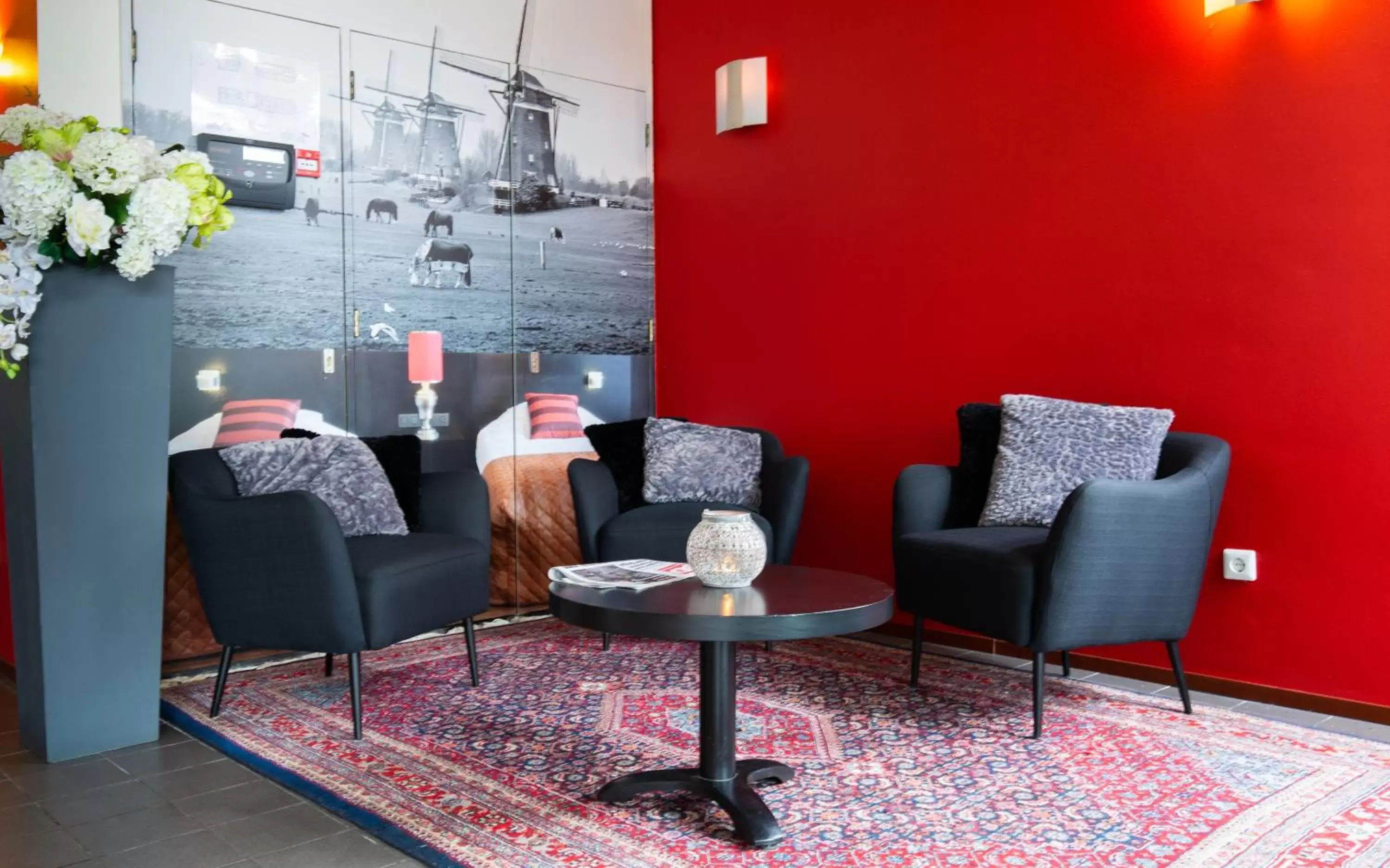 Lounge or bar, Seating Area in Bastion Hotel Leiden Oegstgeest