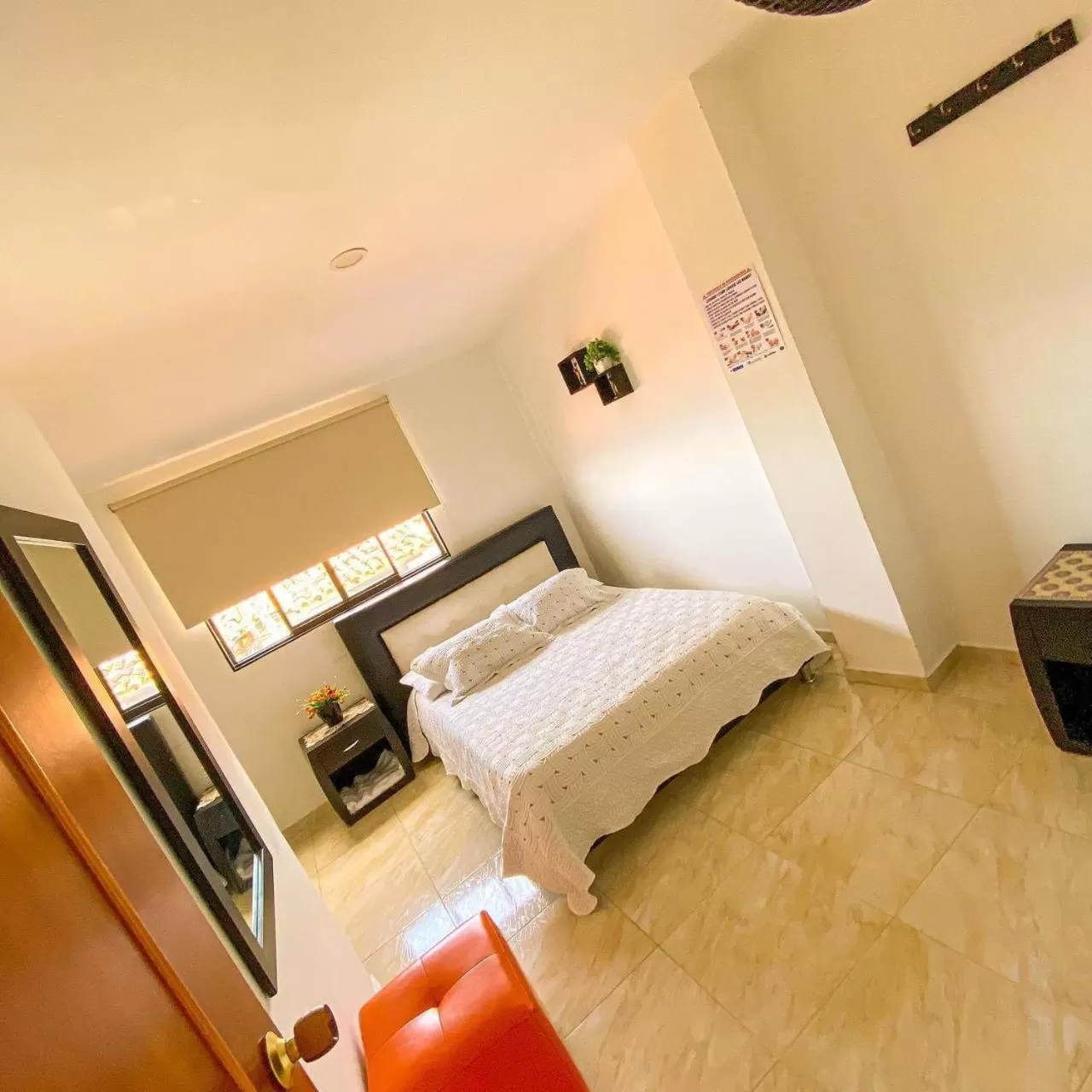 Bed in Hotel Mirador de Santa Bárbara