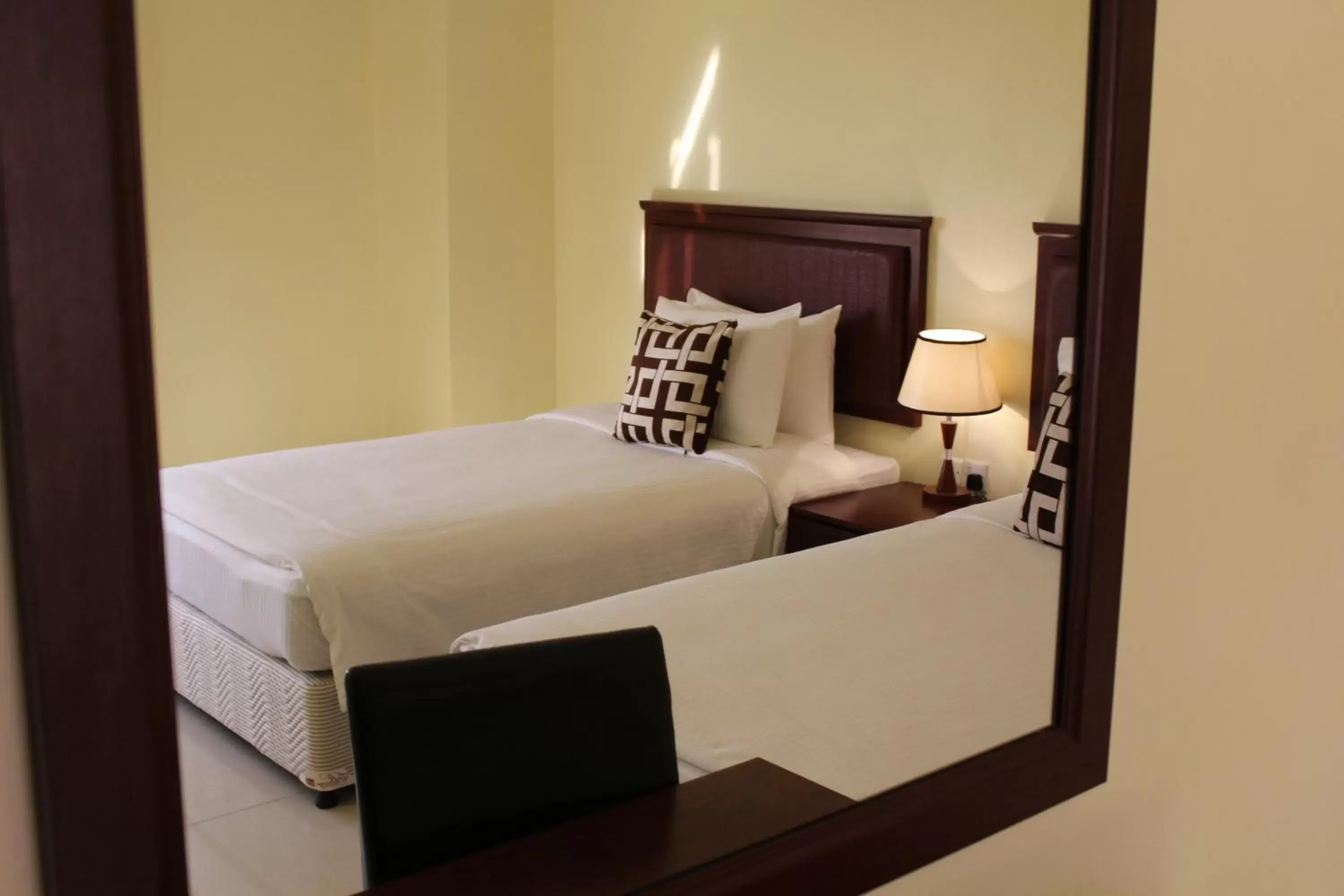 Decorative detail, Bed in Nizwa Hotel Apartments