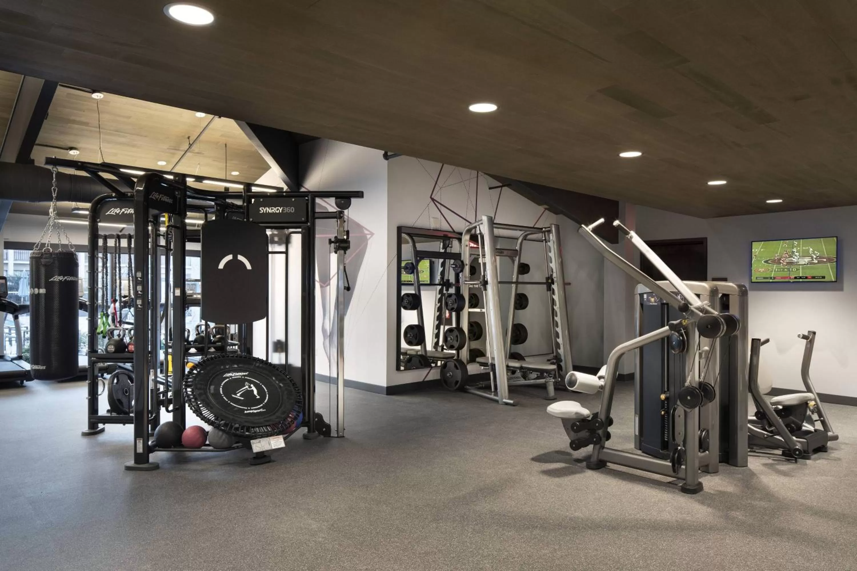 Fitness centre/facilities in Santa Clara Marriott