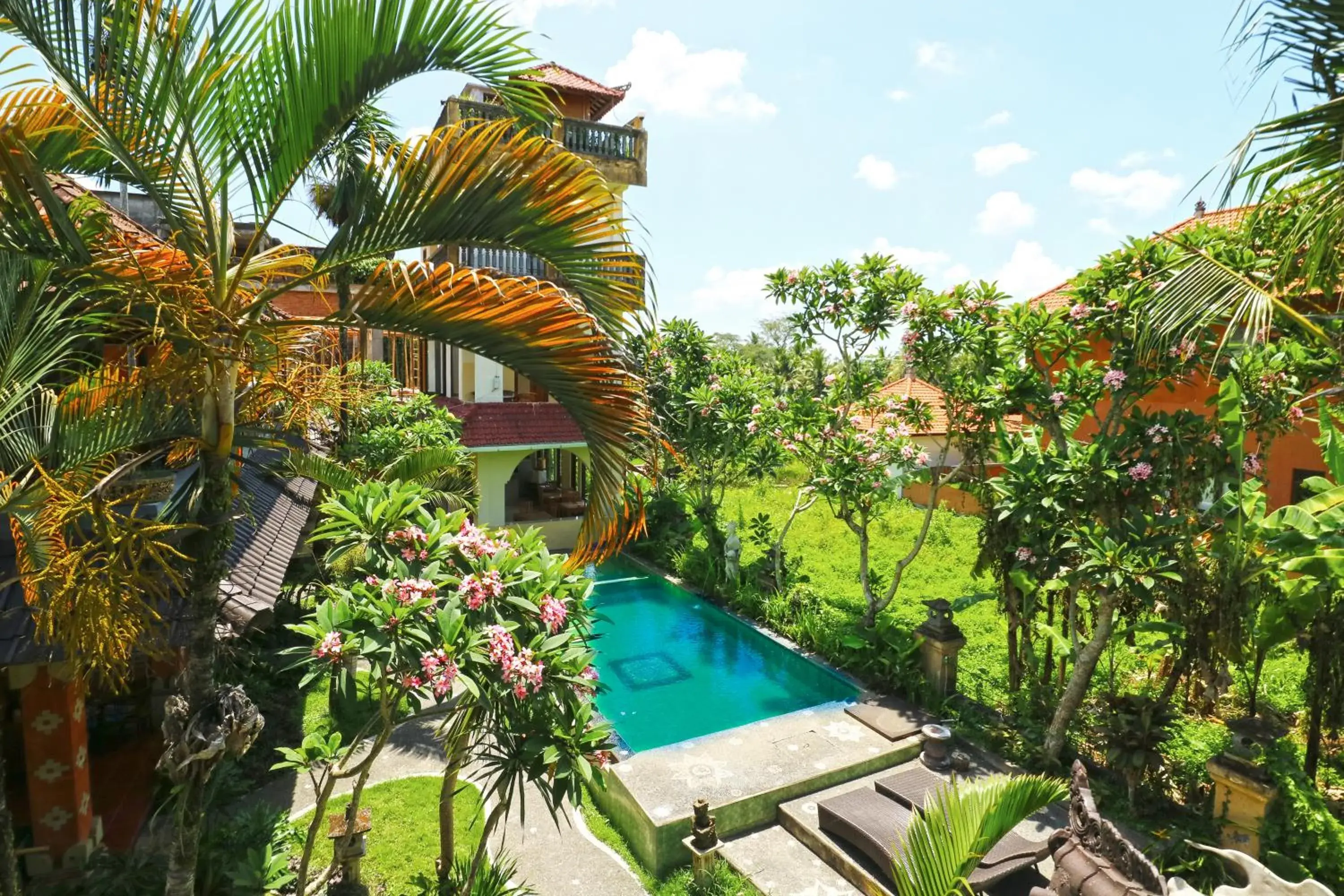 Swimming pool, Pool View in Ubud Kerta City Hotel