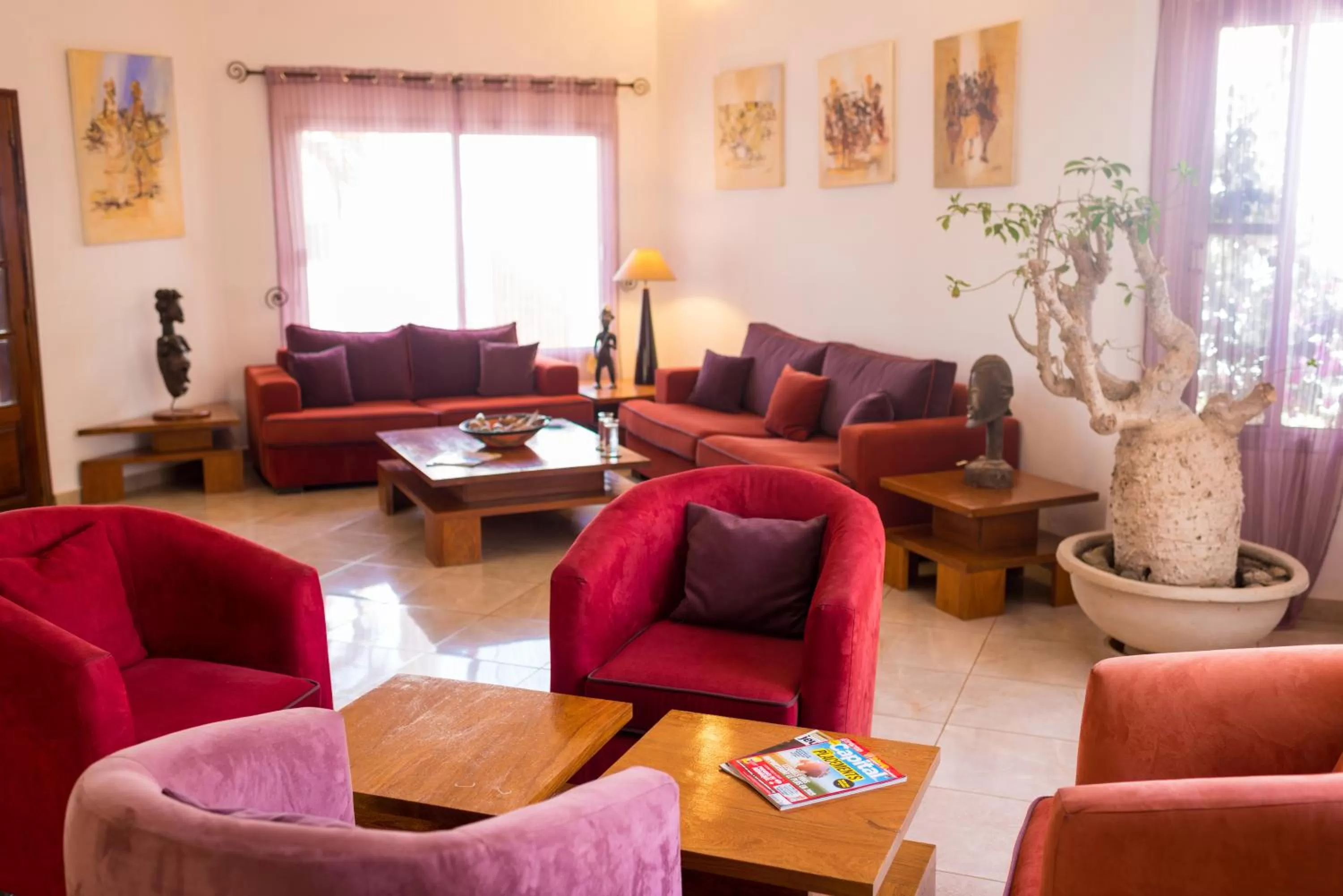 Living room in La Résidence