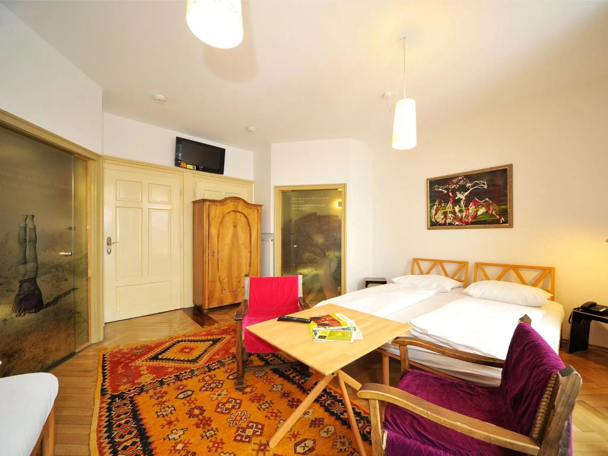 Photo of the whole room, Bed in Erlebnis Post - Stadthotel mit EigenART