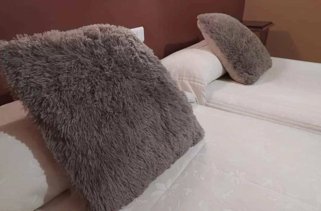 Bed in Hotel Sierra de Araceli Lucena