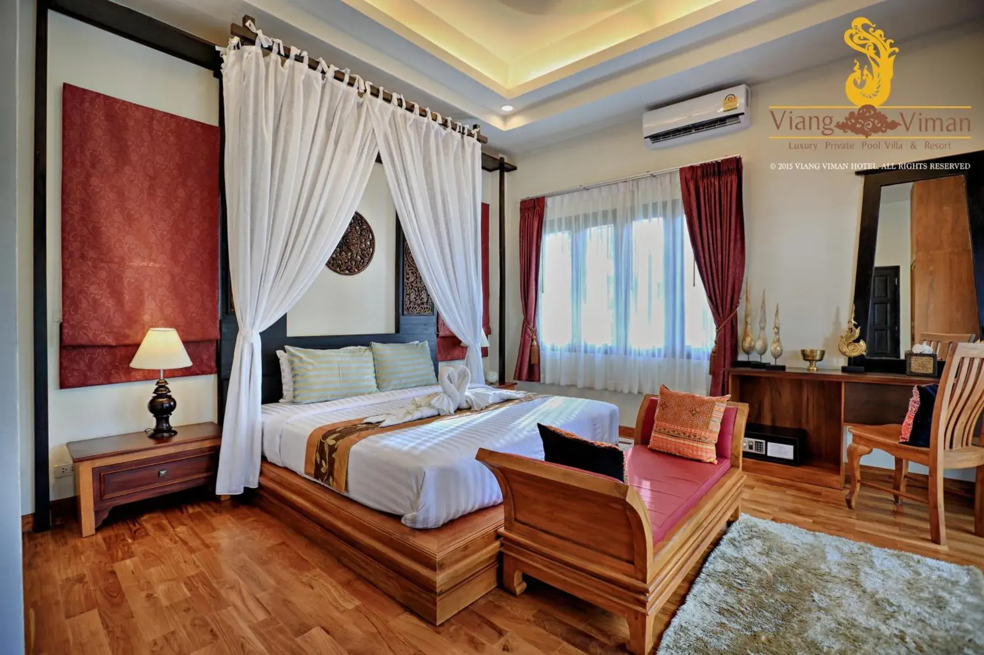 Bedroom, Bed in Viangviman Luxury Resort, Krabi