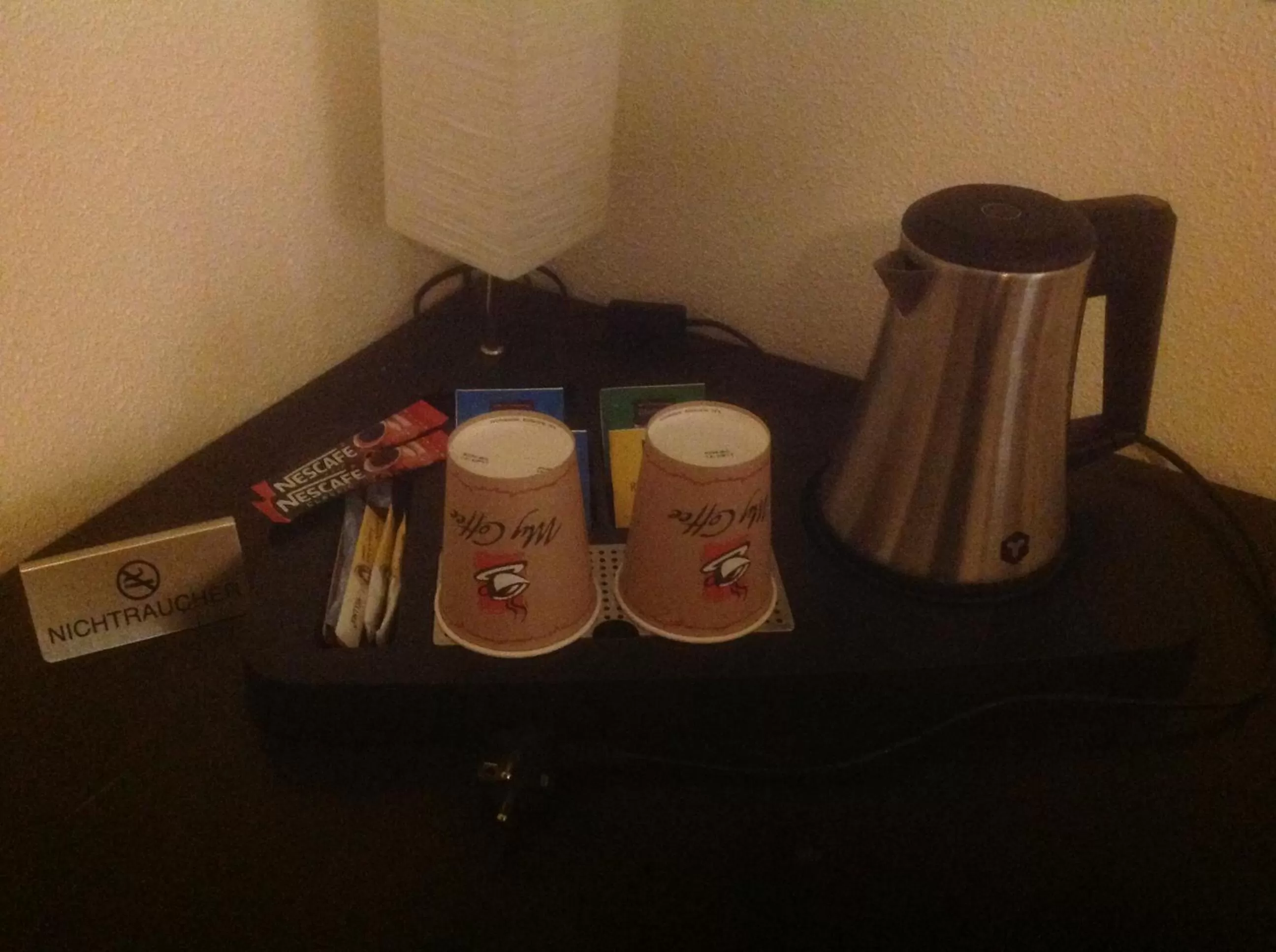 Coffee/tea facilities in Hotel Restaurant Fritz