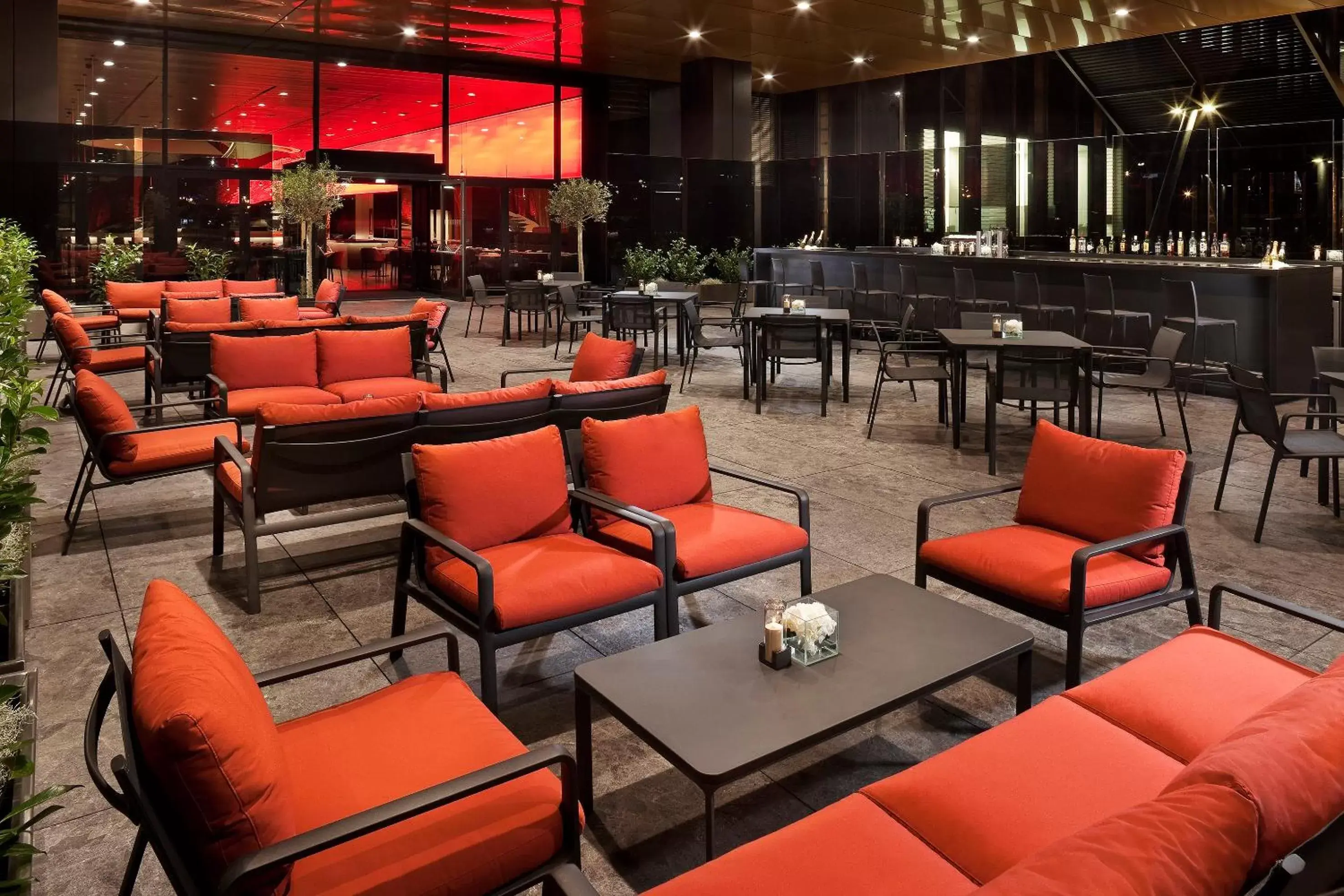 Balcony/Terrace, Lounge/Bar in Melia Vienna