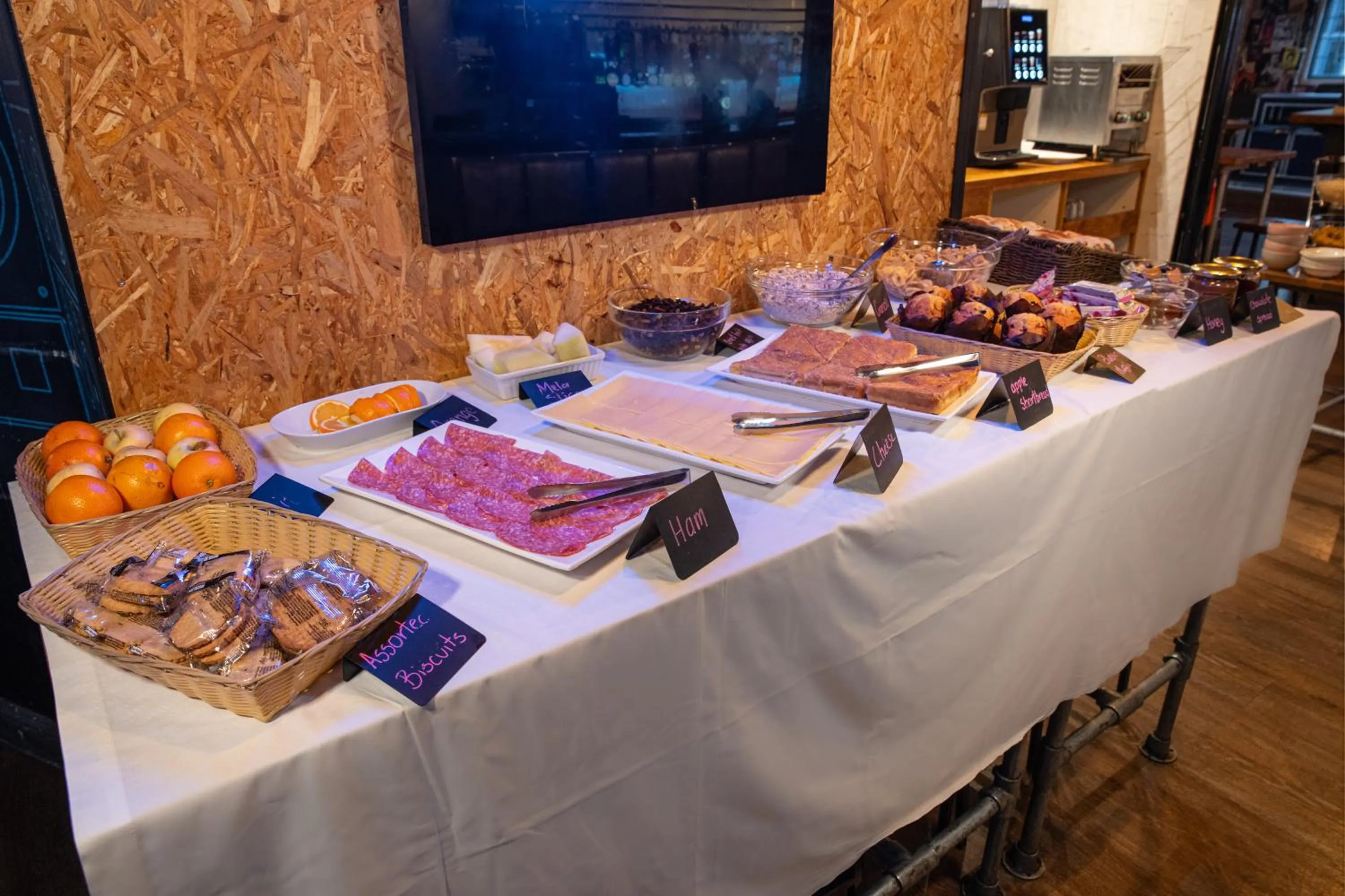 Buffet breakfast in Urban Nomad - Camden Town