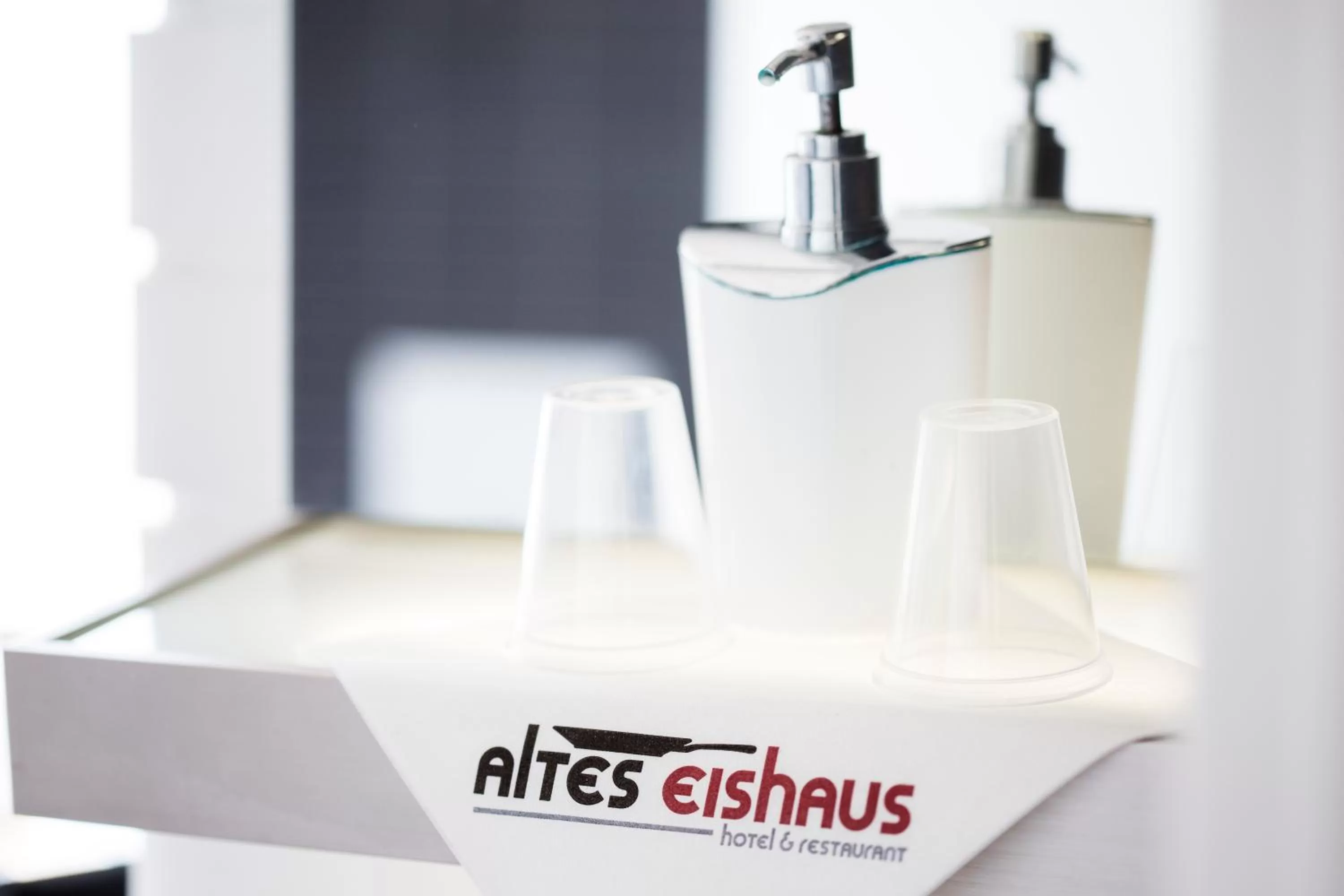Toilet in Altes Eishaus, Hotel & Restaurant