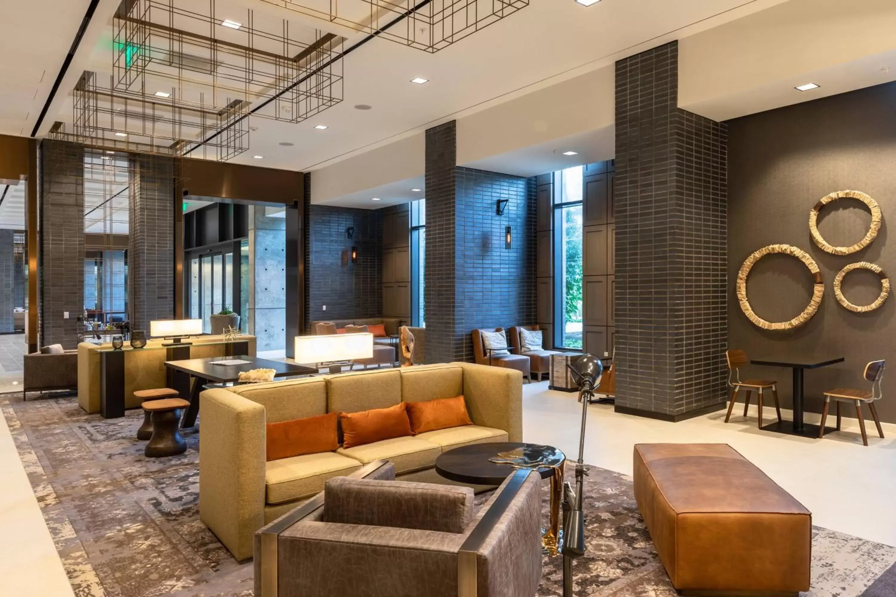 Lobby or reception in Houston CityPlace Marriott at Springwoods Village