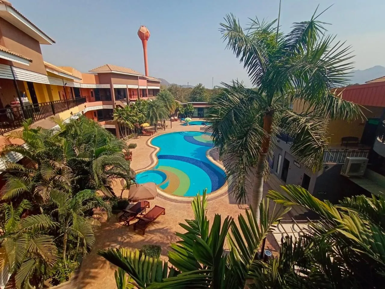 Pool view in Prelude Hotel
