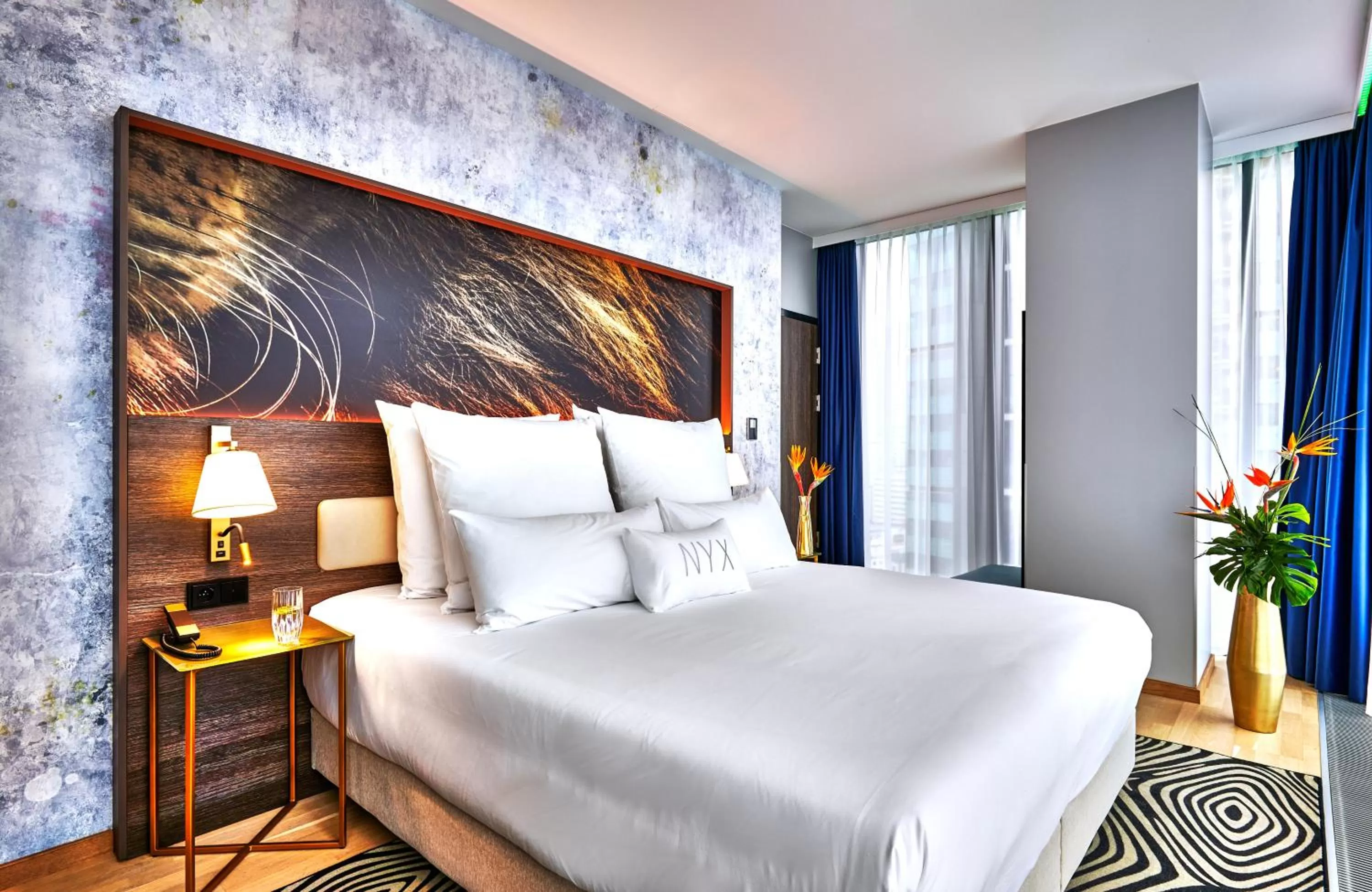 Photo of the whole room, Bed in NYX Hotel Warsaw by Leonardo Hotels
