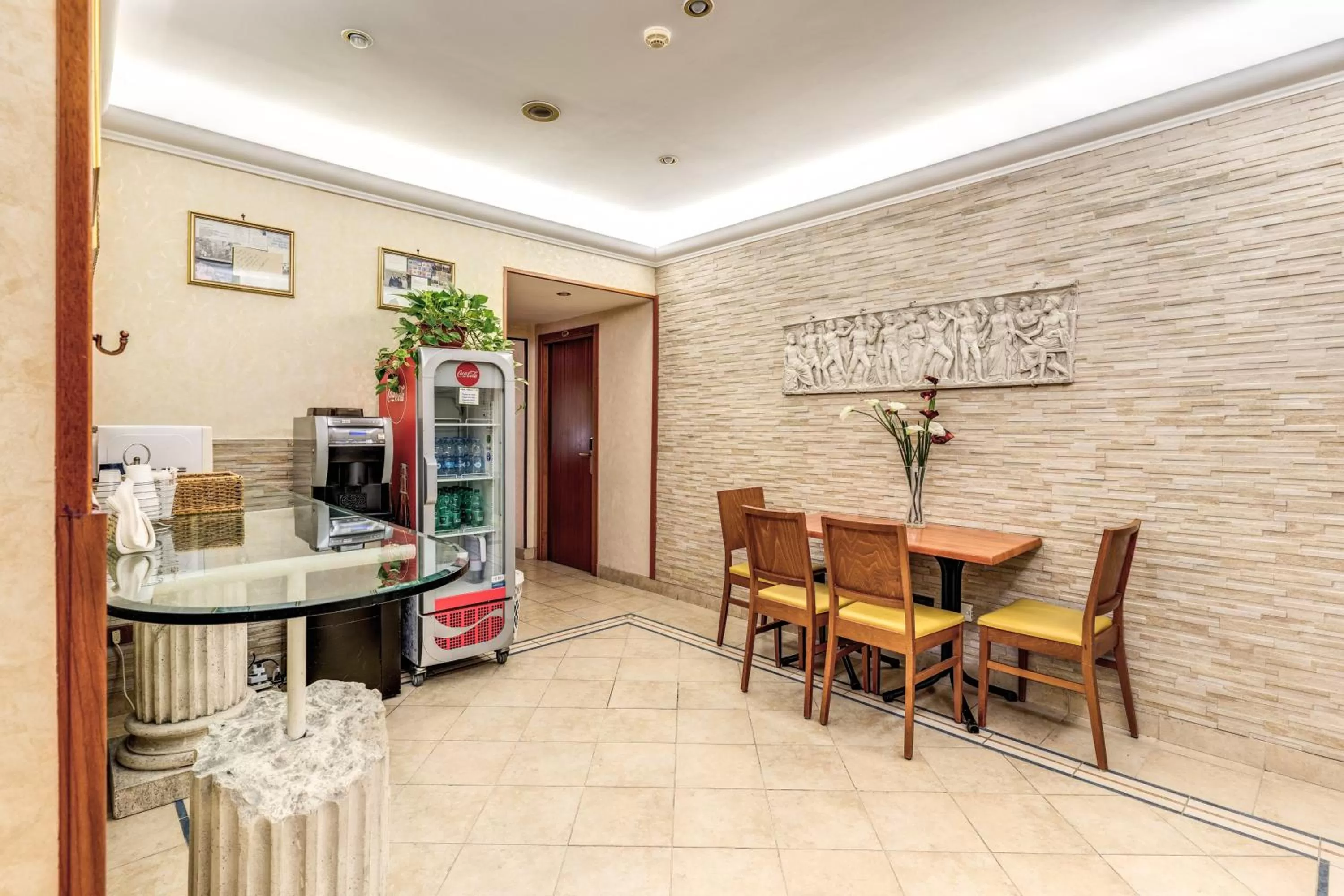 Lobby or reception in Hotel Orlanda