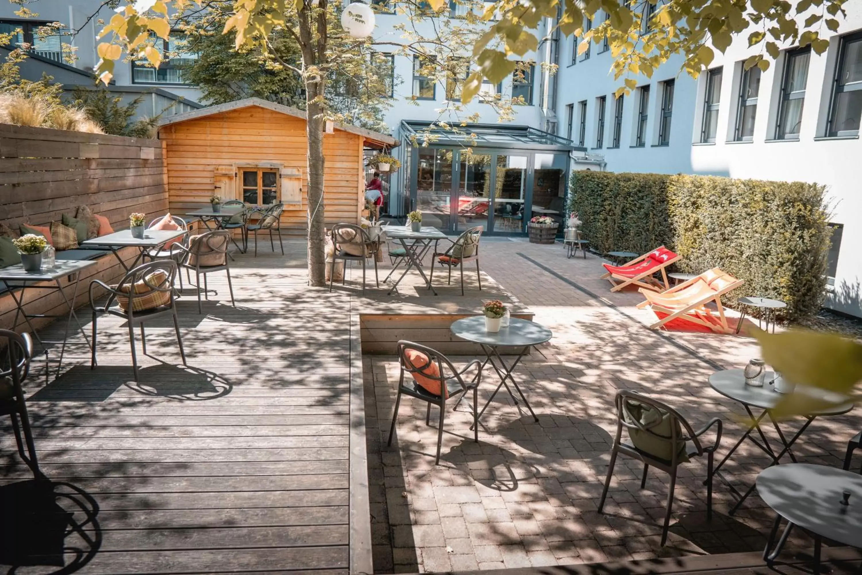 Patio in Cocoon Hauptbahnhof