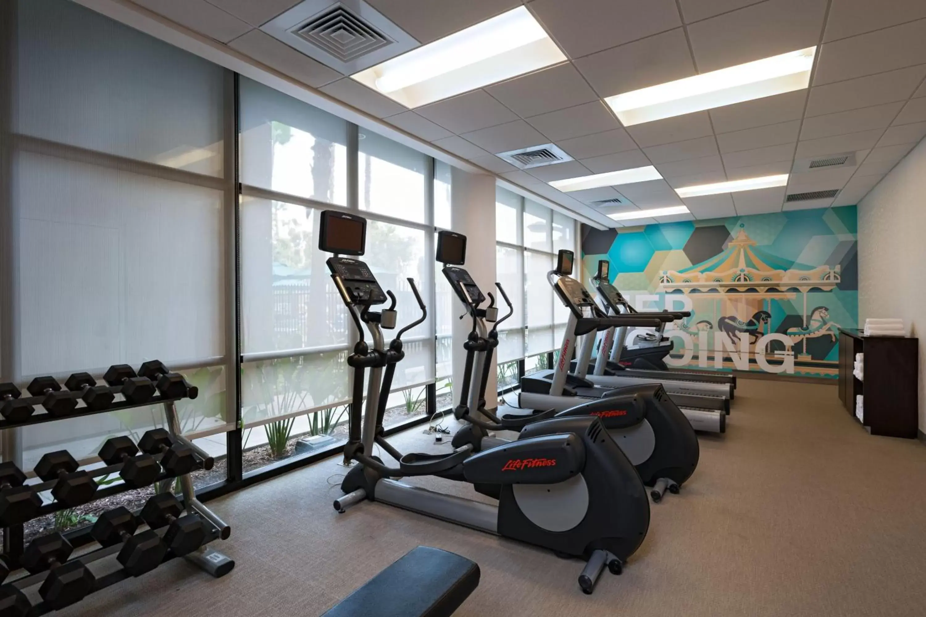 Fitness centre/facilities, Fitness Center/Facilities in Springhill Suites by Marriott Anaheim Maingate