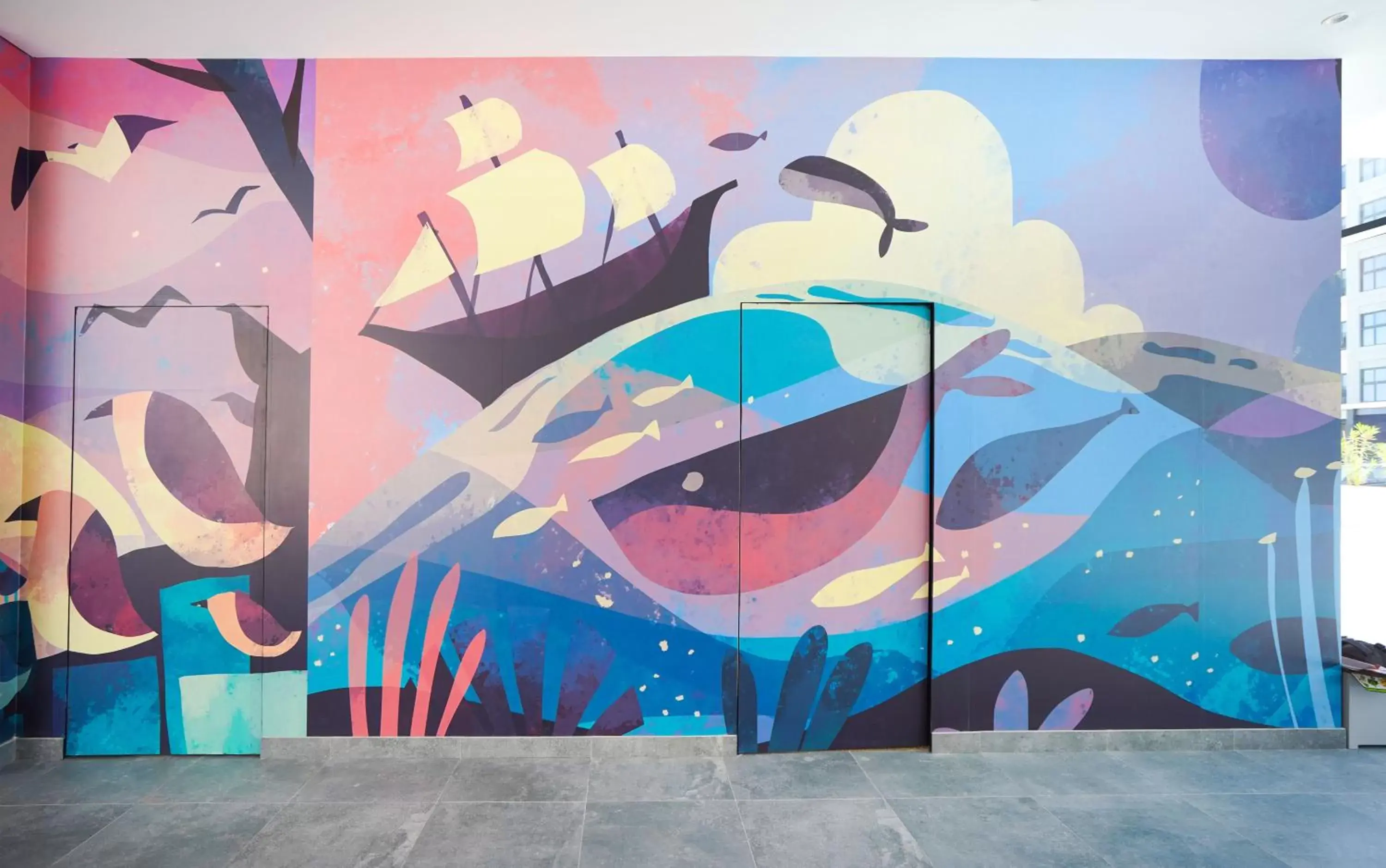 Lobby or reception in YouCo coliving Dubai Lobby or reception in YouCo coliving Dubai