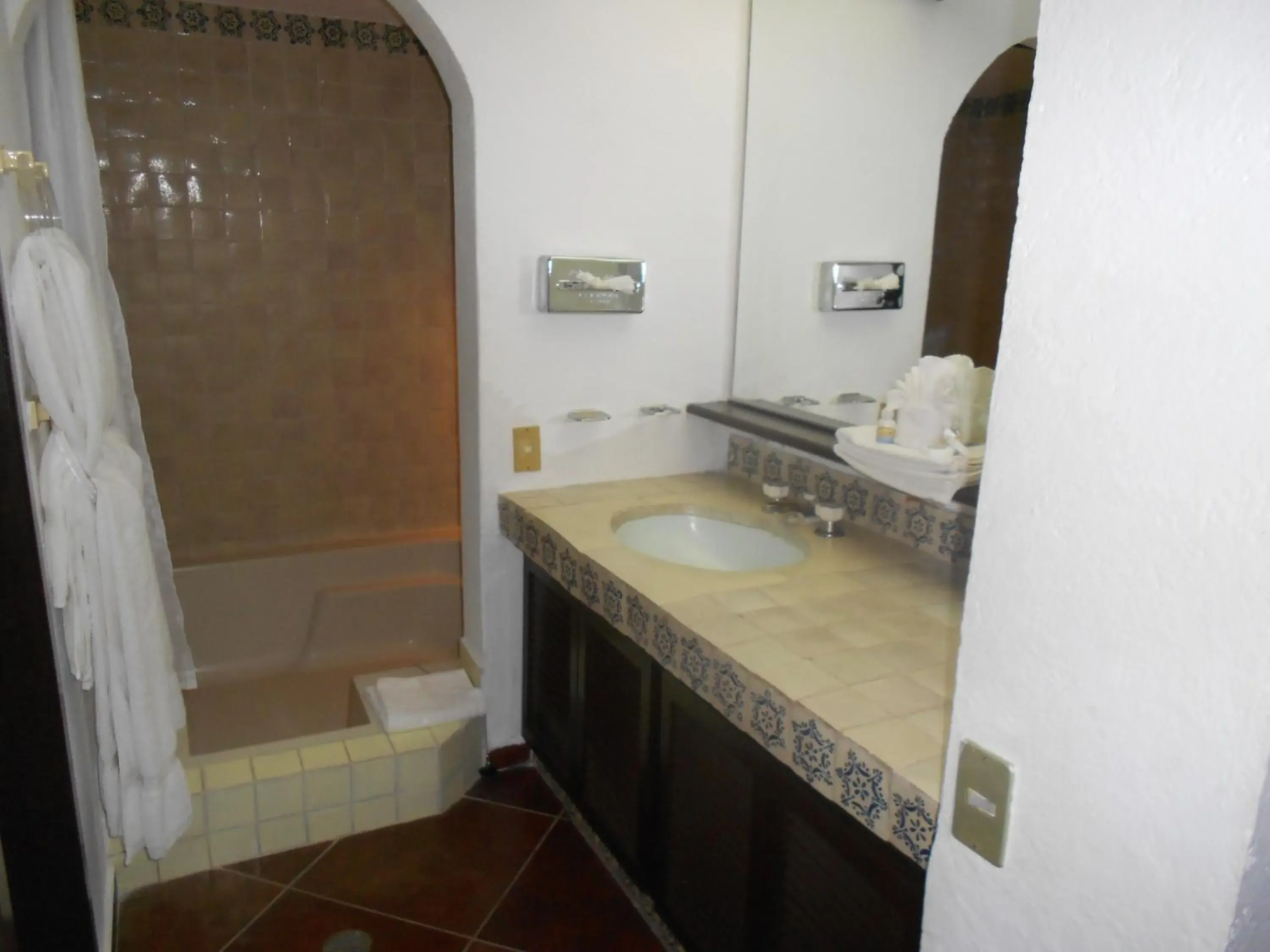 Bathroom in Hotel Hacienda Taboada (Aguas Termales)