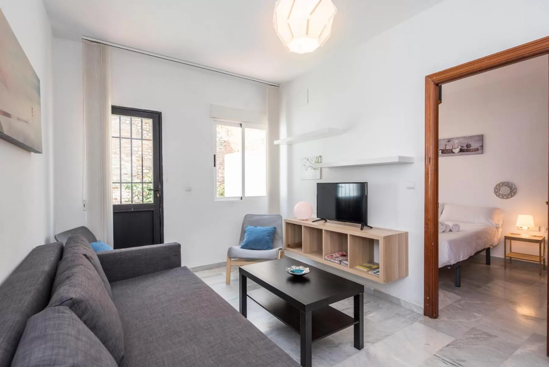 Living room in Apartamentos Granata