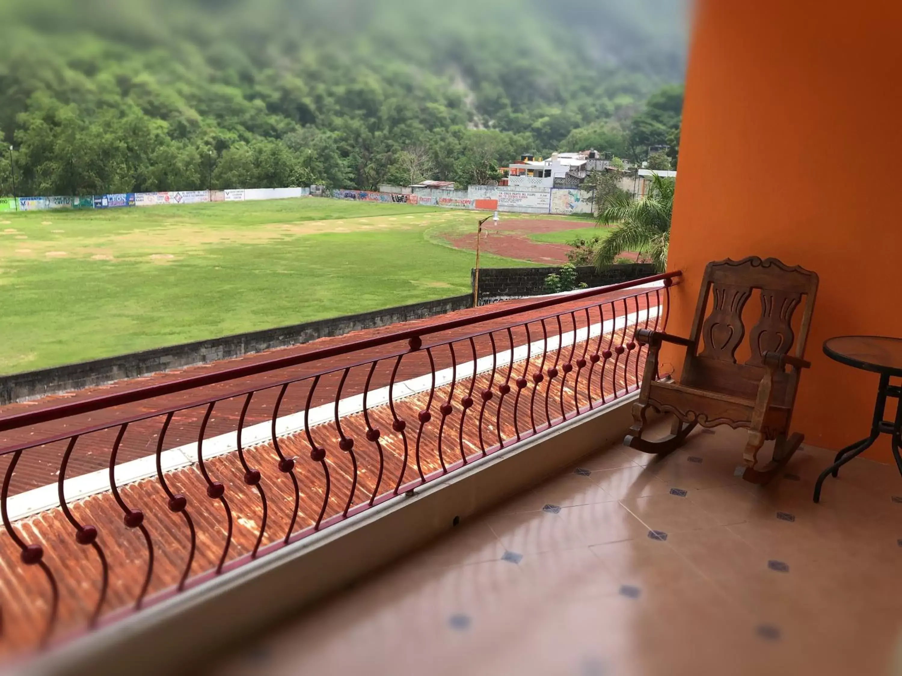 Balcony/Terrace in Hotel Paraiso Huasteco