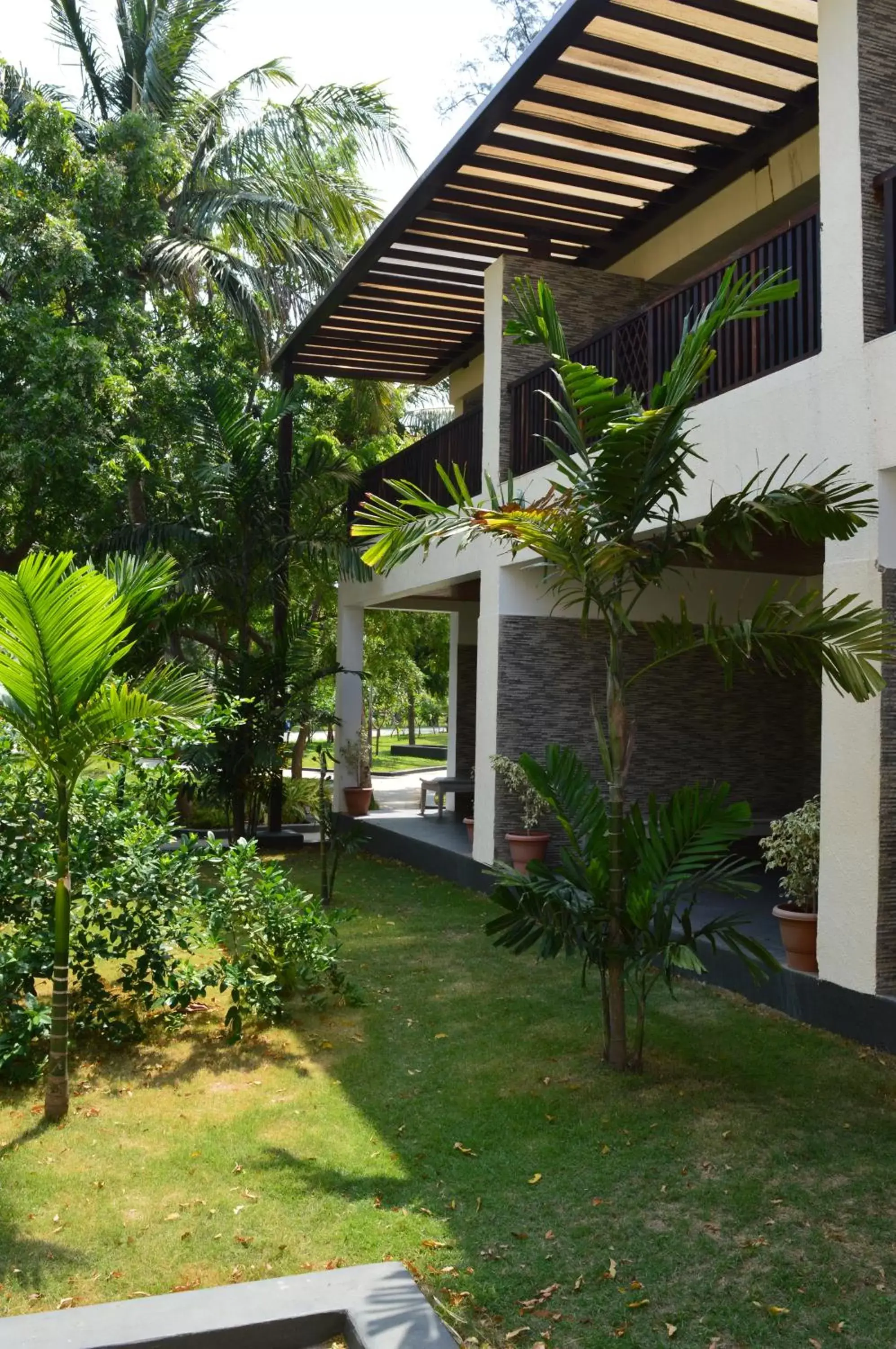 Patio, Property Building in Welcomhotel by ITC Hotels, Kences Palm Beach, Mamallapuram