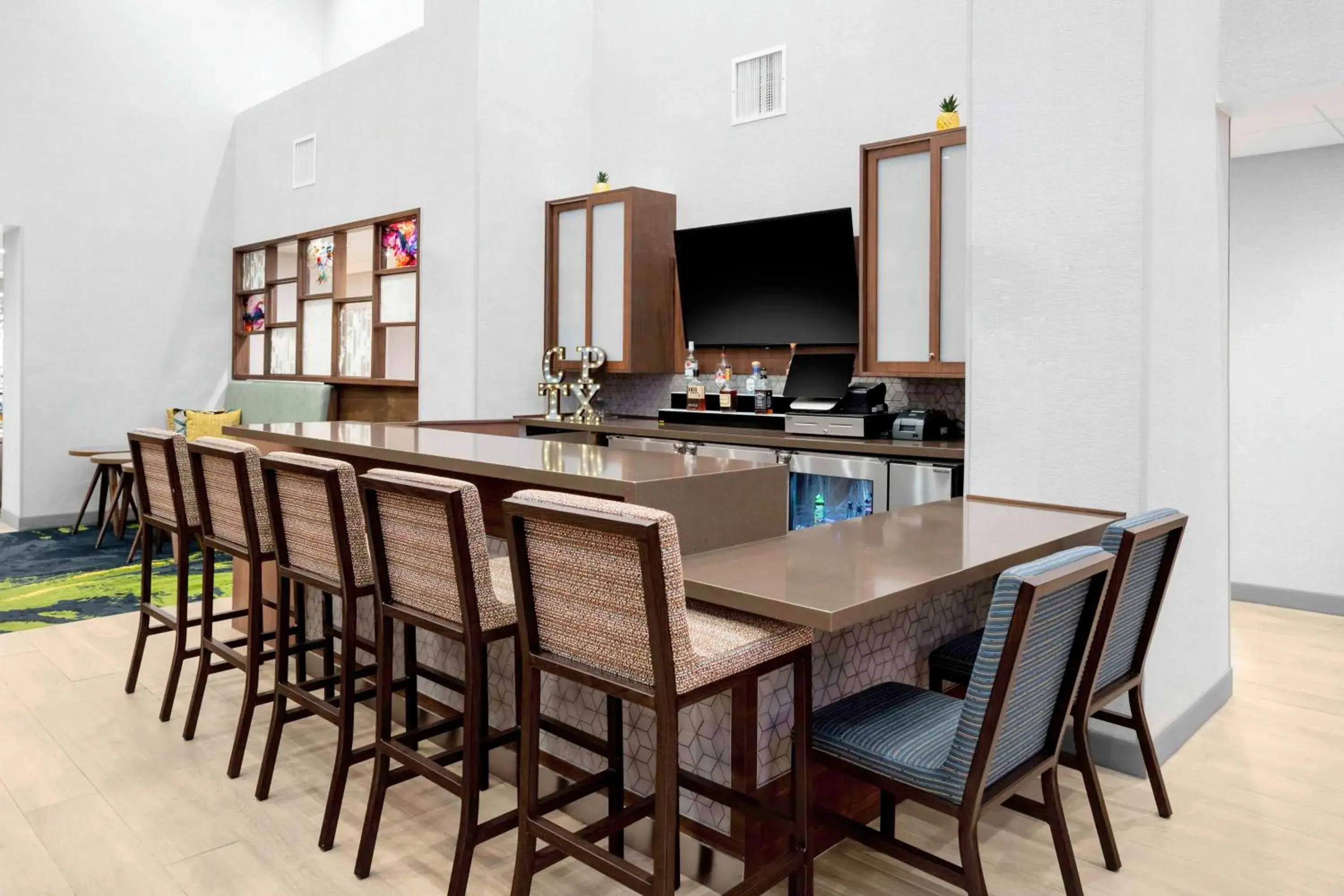 Lounge or bar in Hampton Inn & Suites Cedar Park North Austin, Tx