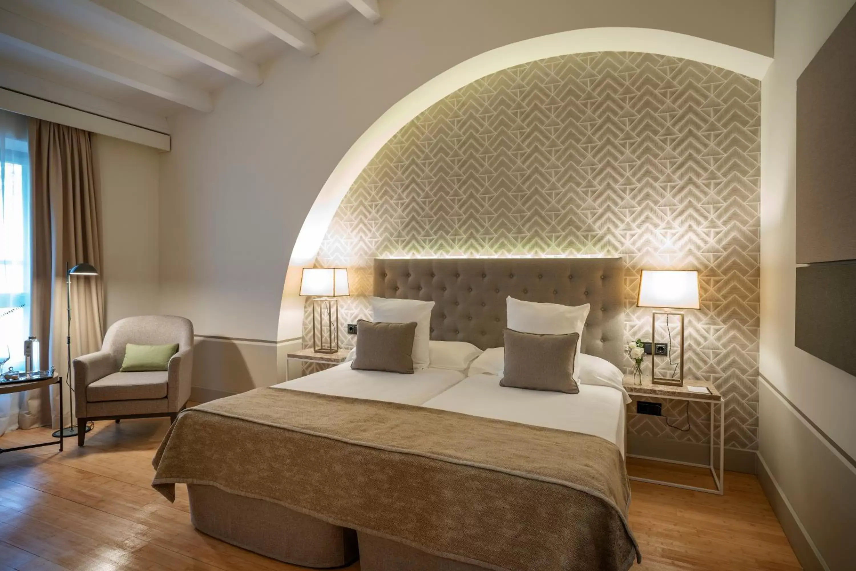 Bed in Hospes Palacio de Arenales & Spa
