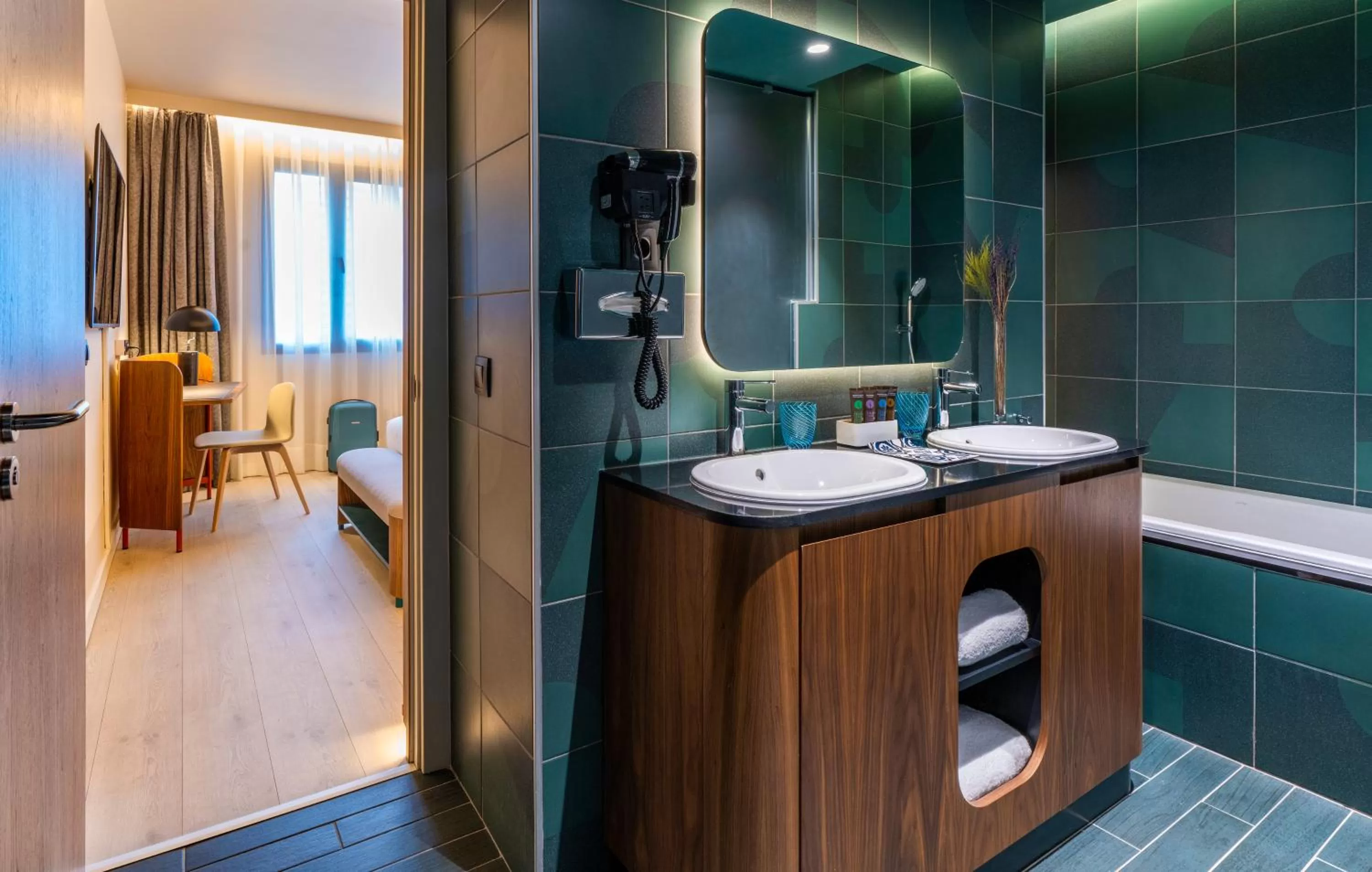 Bathroom in Novotel Madrid City Las Ventas