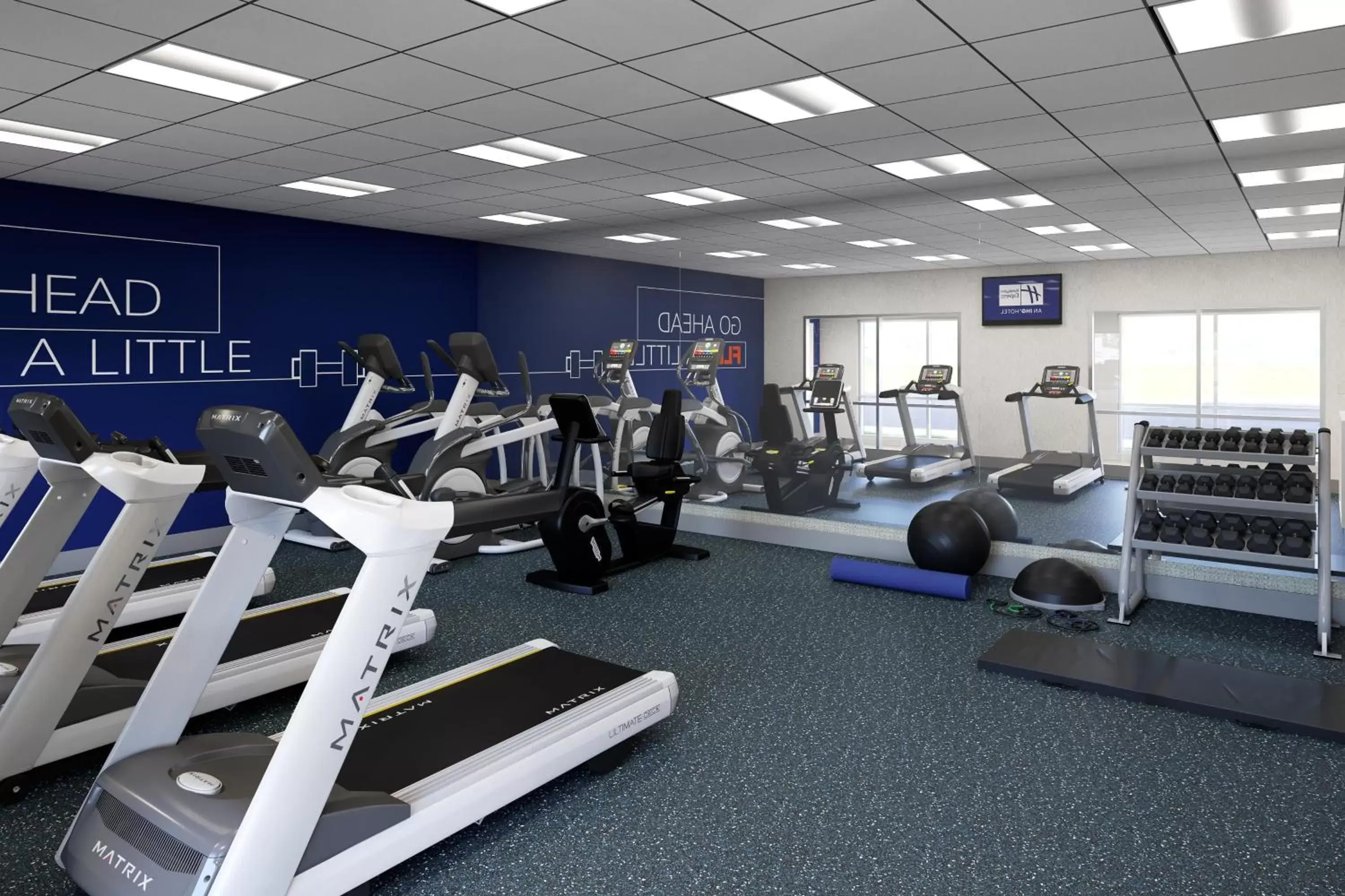 Fitness centre/facilities, Fitness Center/Facilities in Holiday Inn Express Evansville - West, an IHG Hotel