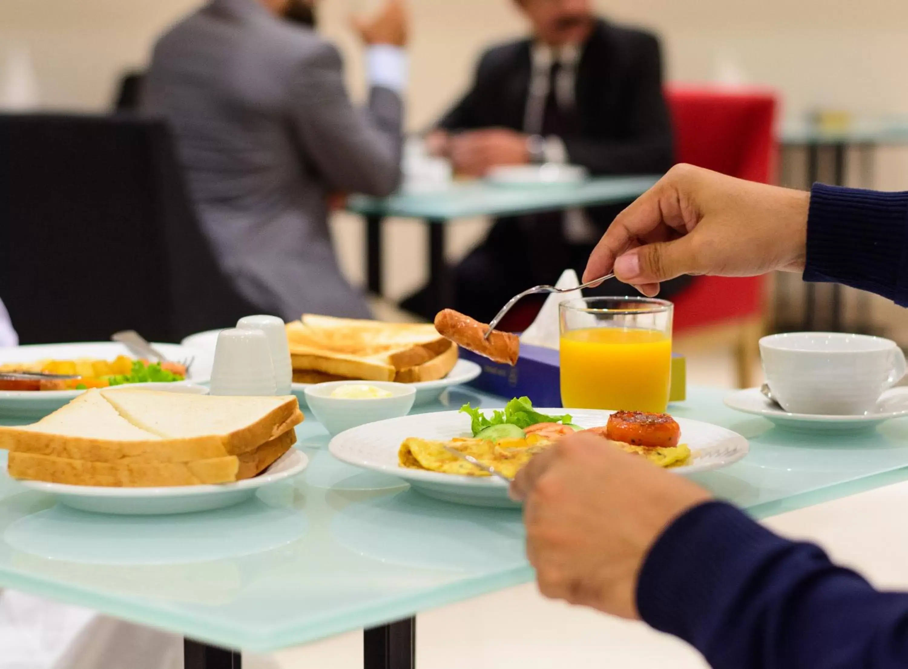 Breakfast in Hotel Excelsior Karachi