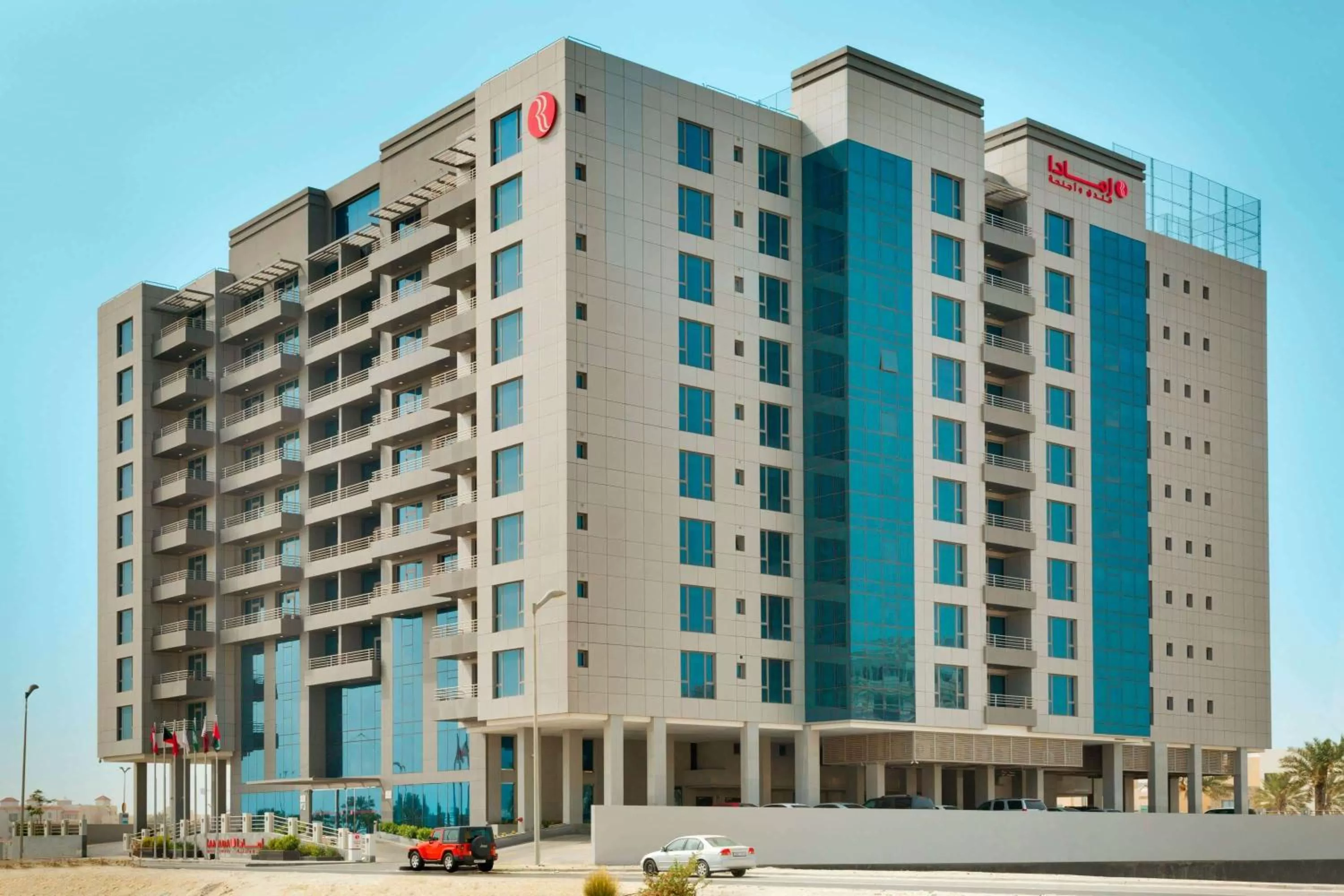 Property building in Ramada Hotel and Suites Amwaj Islands