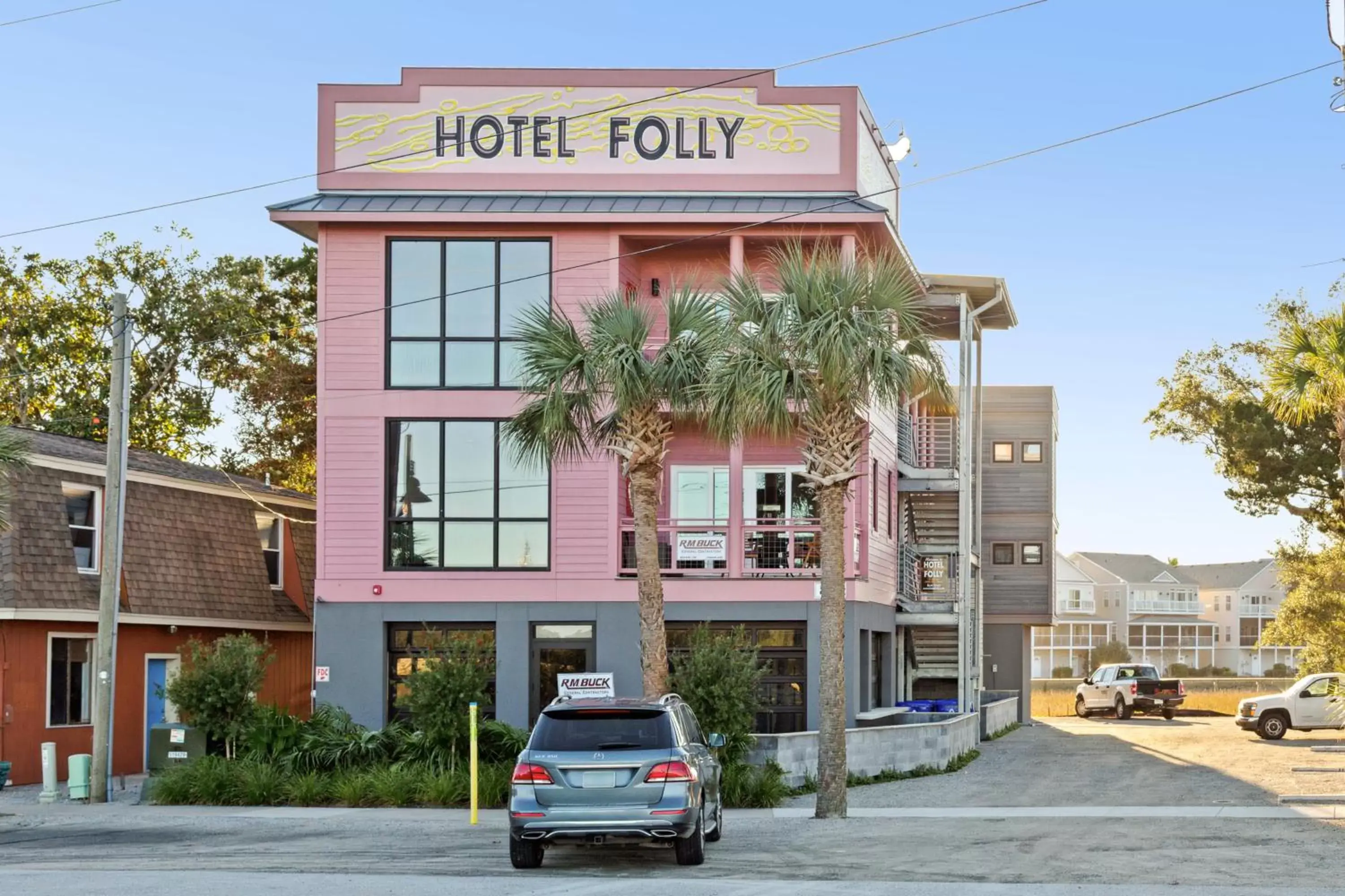 Property Building in NEW Completely Renovated Hotel Folly with Sunset Views