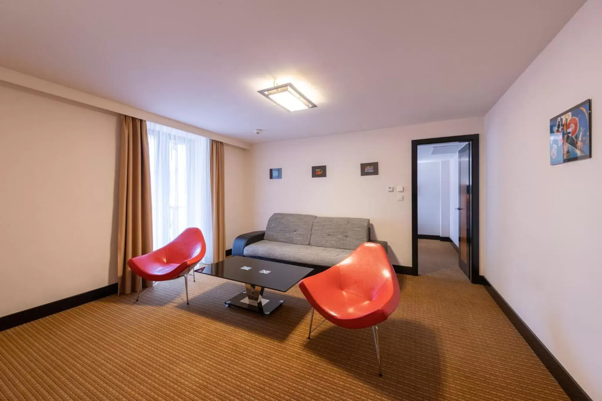 Living room, Seating Area in Grand Majestic Hotel Prague