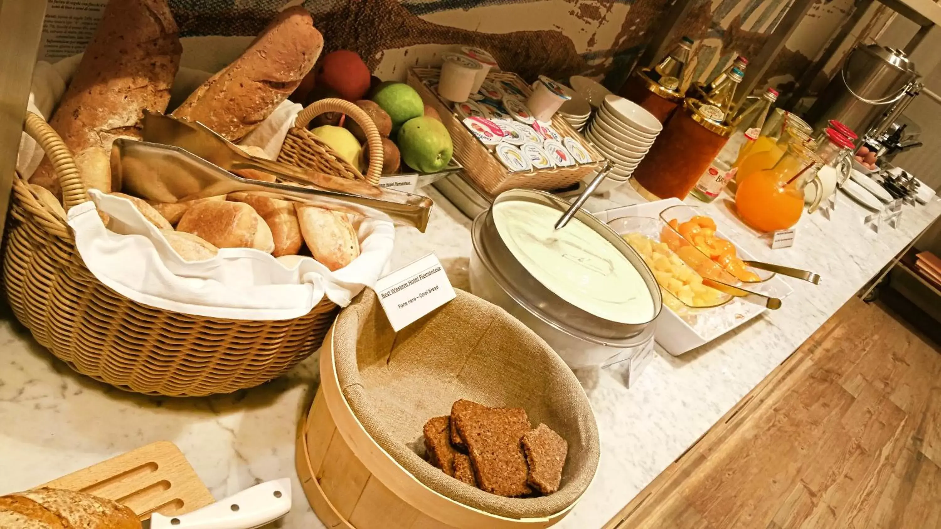 Food in Best Western Hotel Piemontese