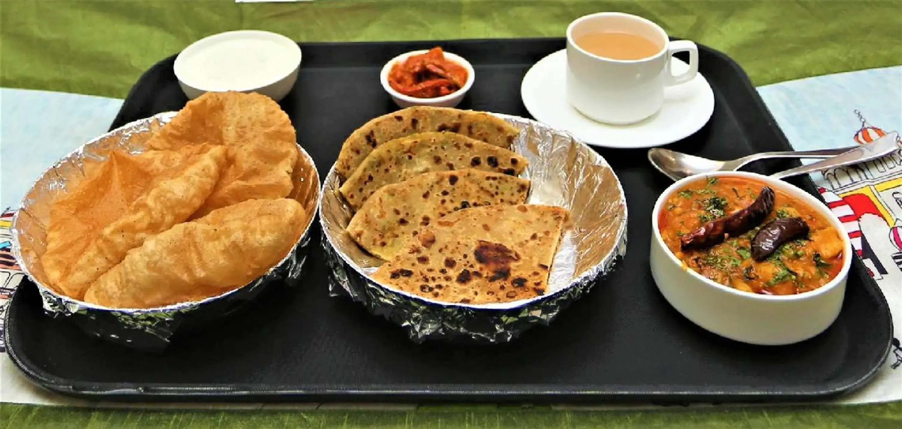 Buffet breakfast in Hotel Aeropath Near IGI Airport Delhi