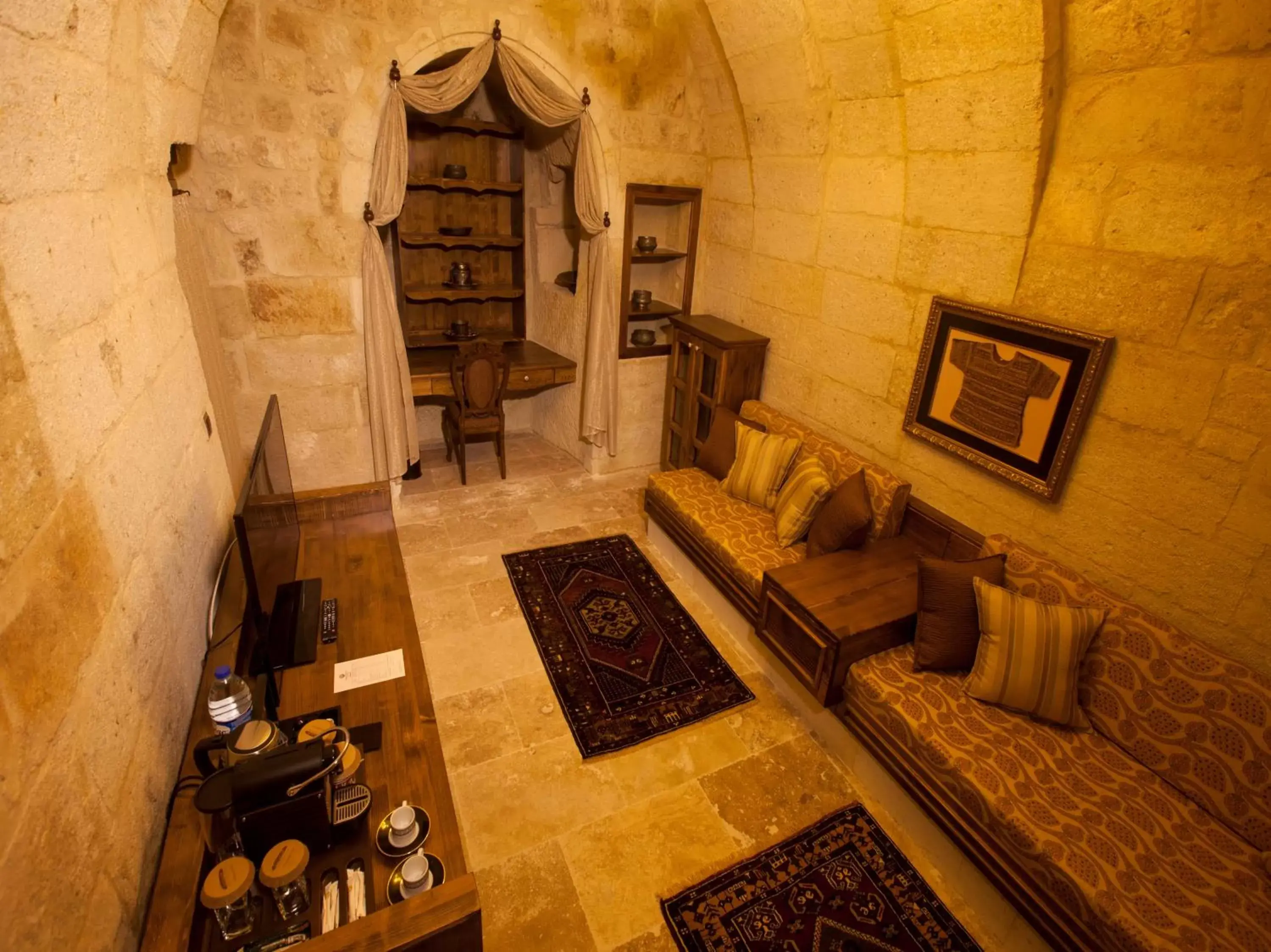 Living room, Seating Area in Kayakapi Premium Caves Cappadocia