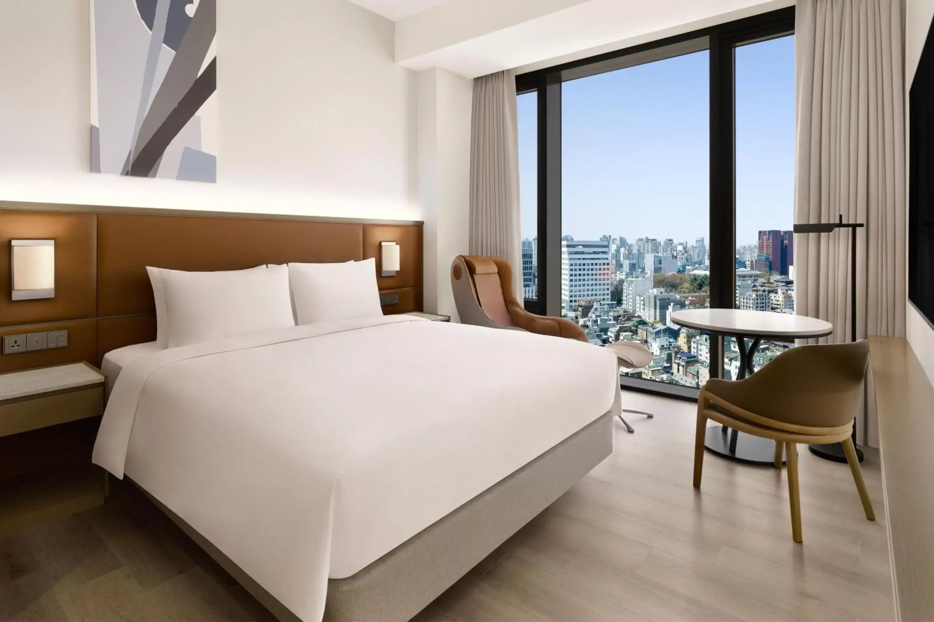 Photo of the whole room in AC Hotel by Marriott Seoul Gangnam