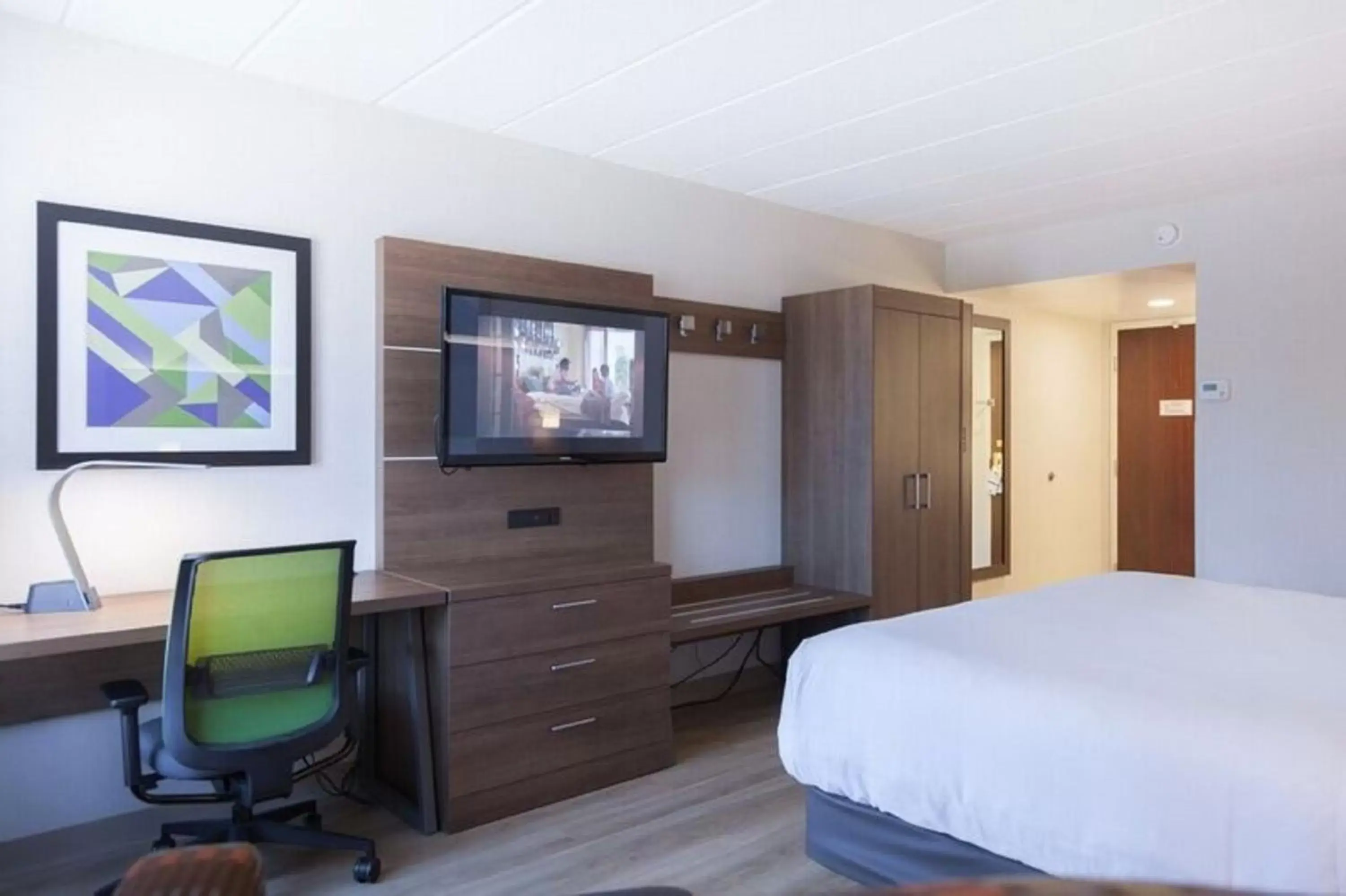 Photo of the whole room, TV/Entertainment Center in Holiday Inn Express Hotel & Suites Charlottetown, an IHG Hotel