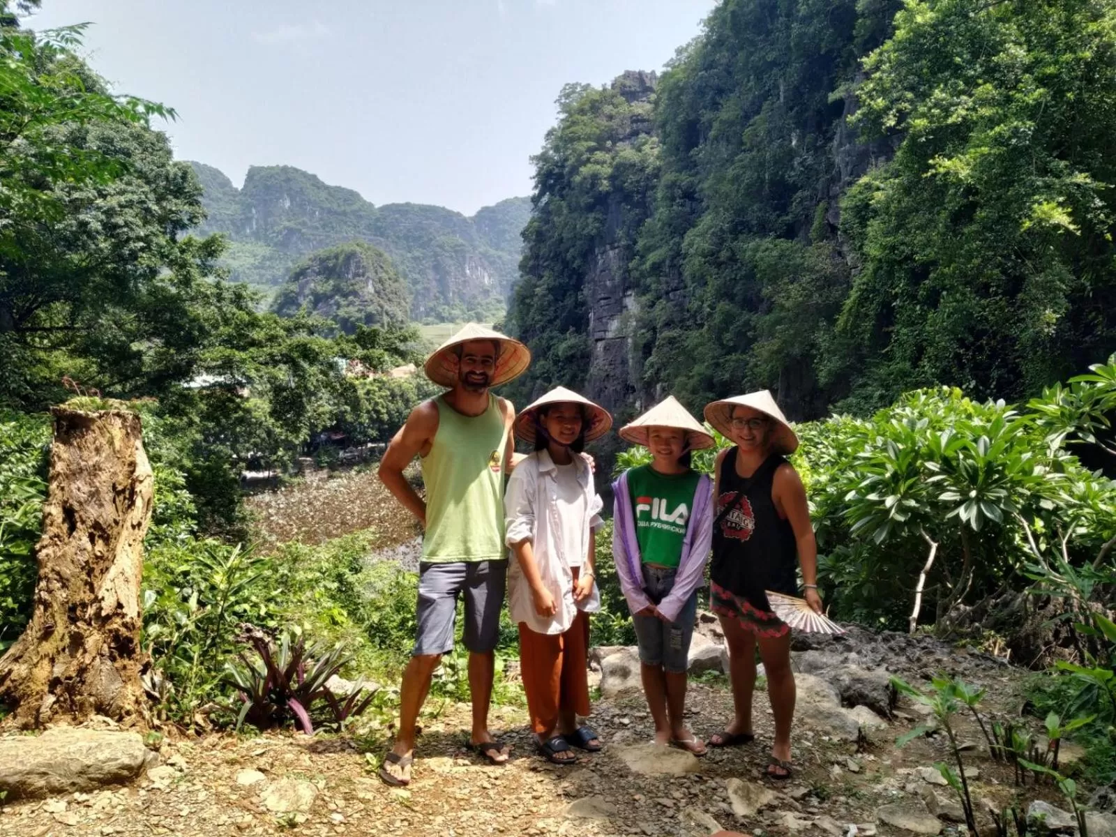 Family in Tam Coc Heart Homestay