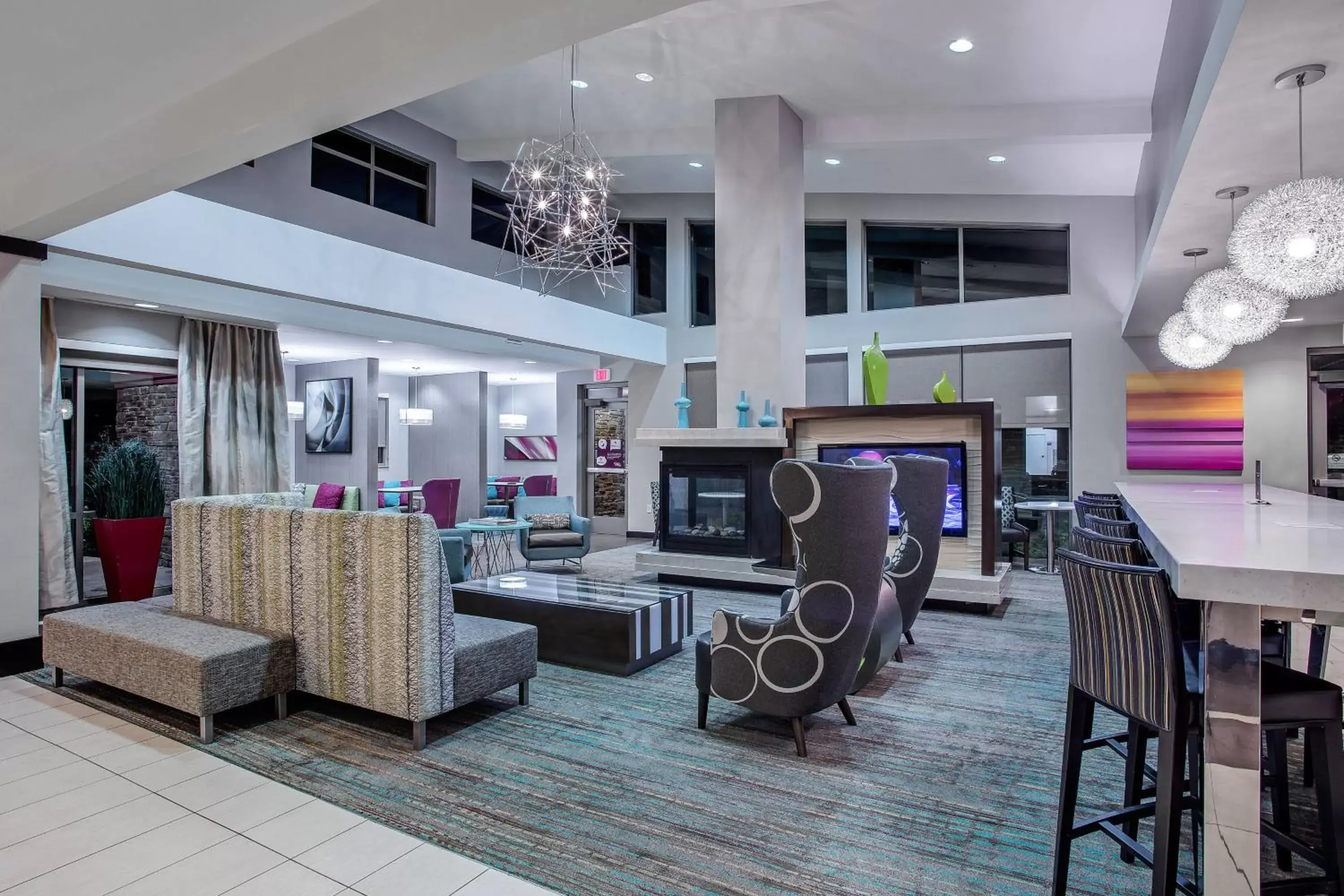 Lobby or reception in Residence Inn Jackson