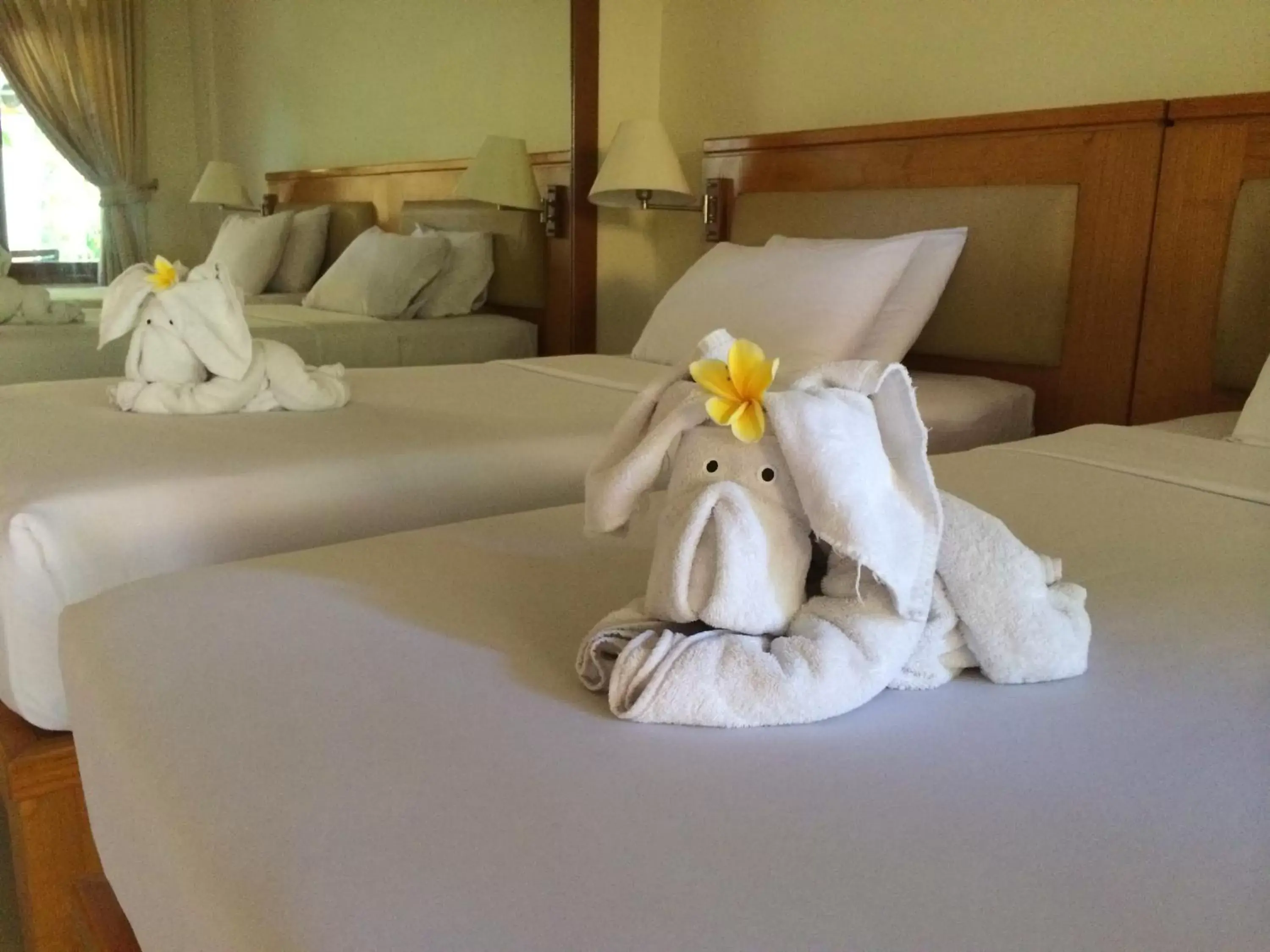 Bed in Febri's Hotel & Spa