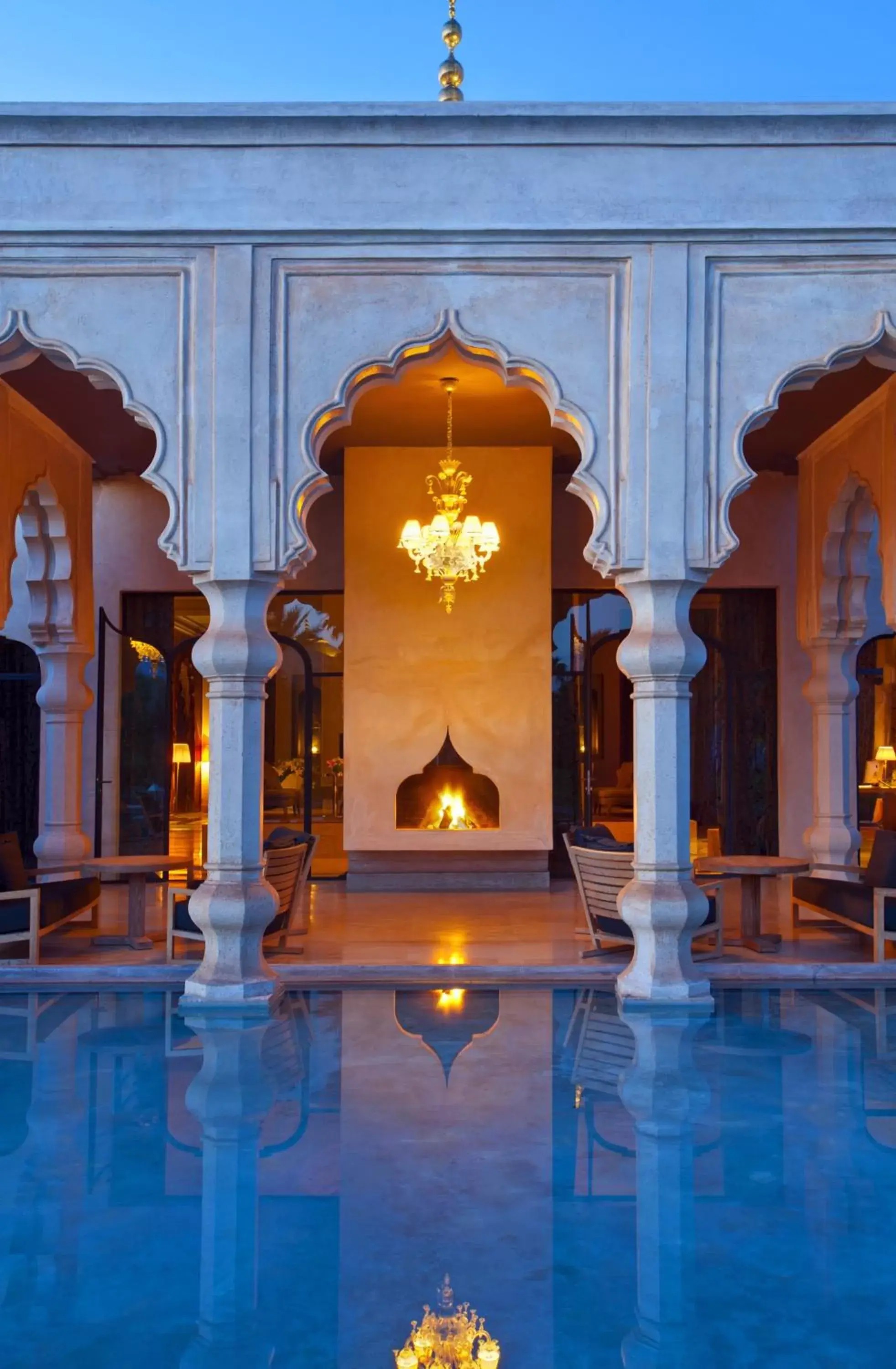 Bird's eye view, Swimming Pool in Palais Namaskar