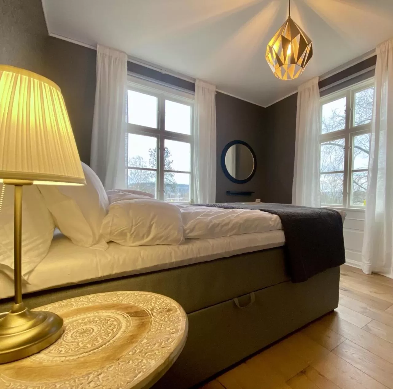 Bed in Kinna Bed & Breakfast