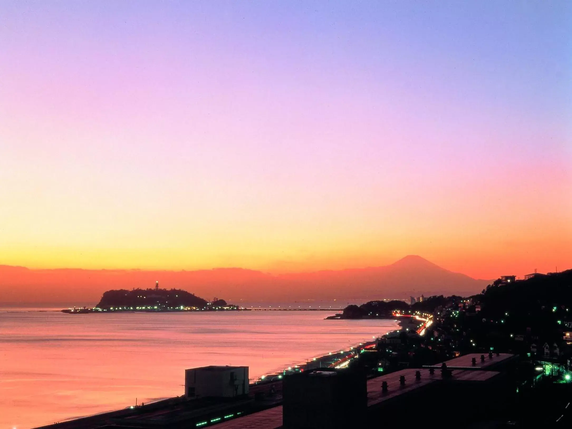 Sunset in Kamakura Prince Hotel