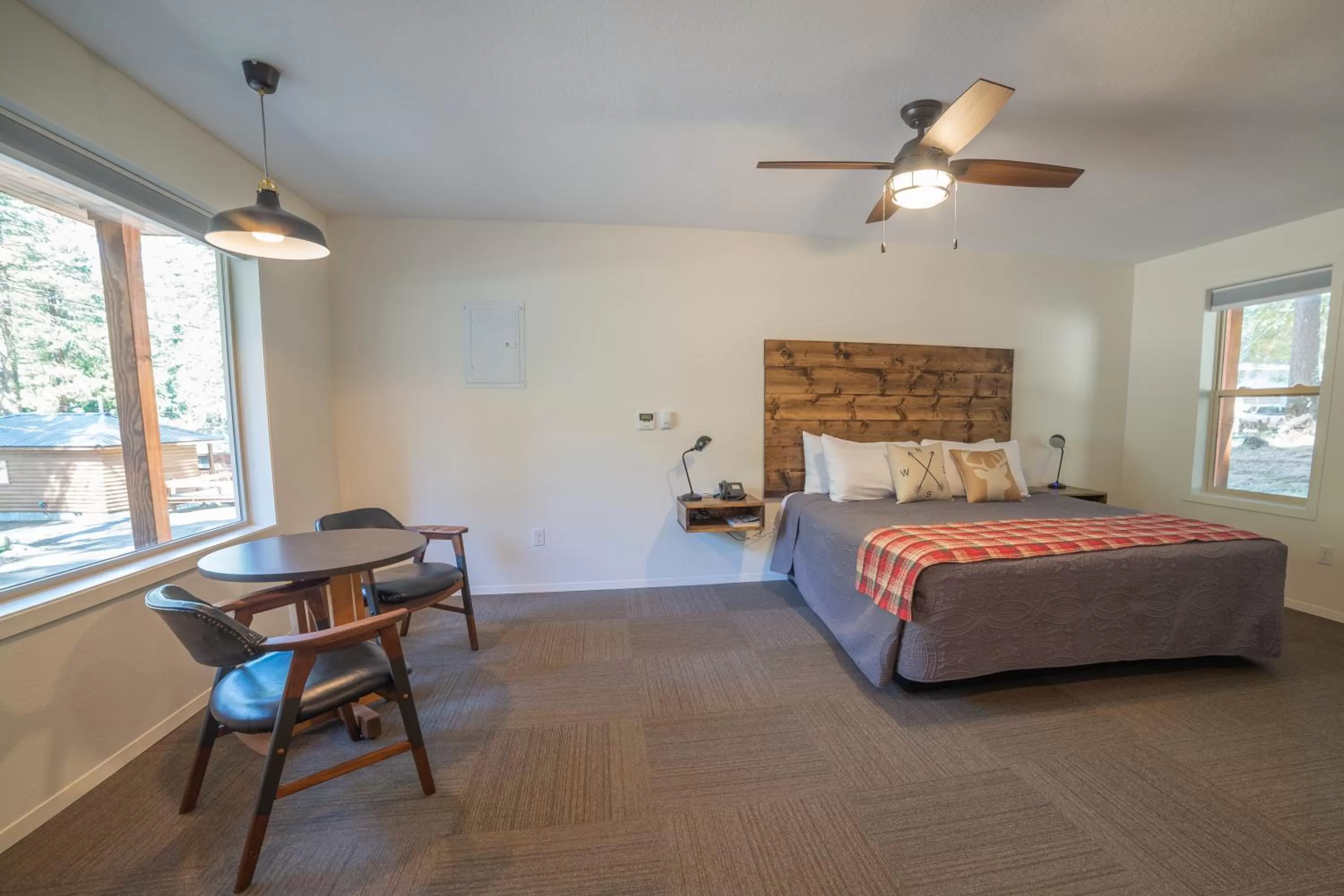 Bed in Eagle Cap Chalets