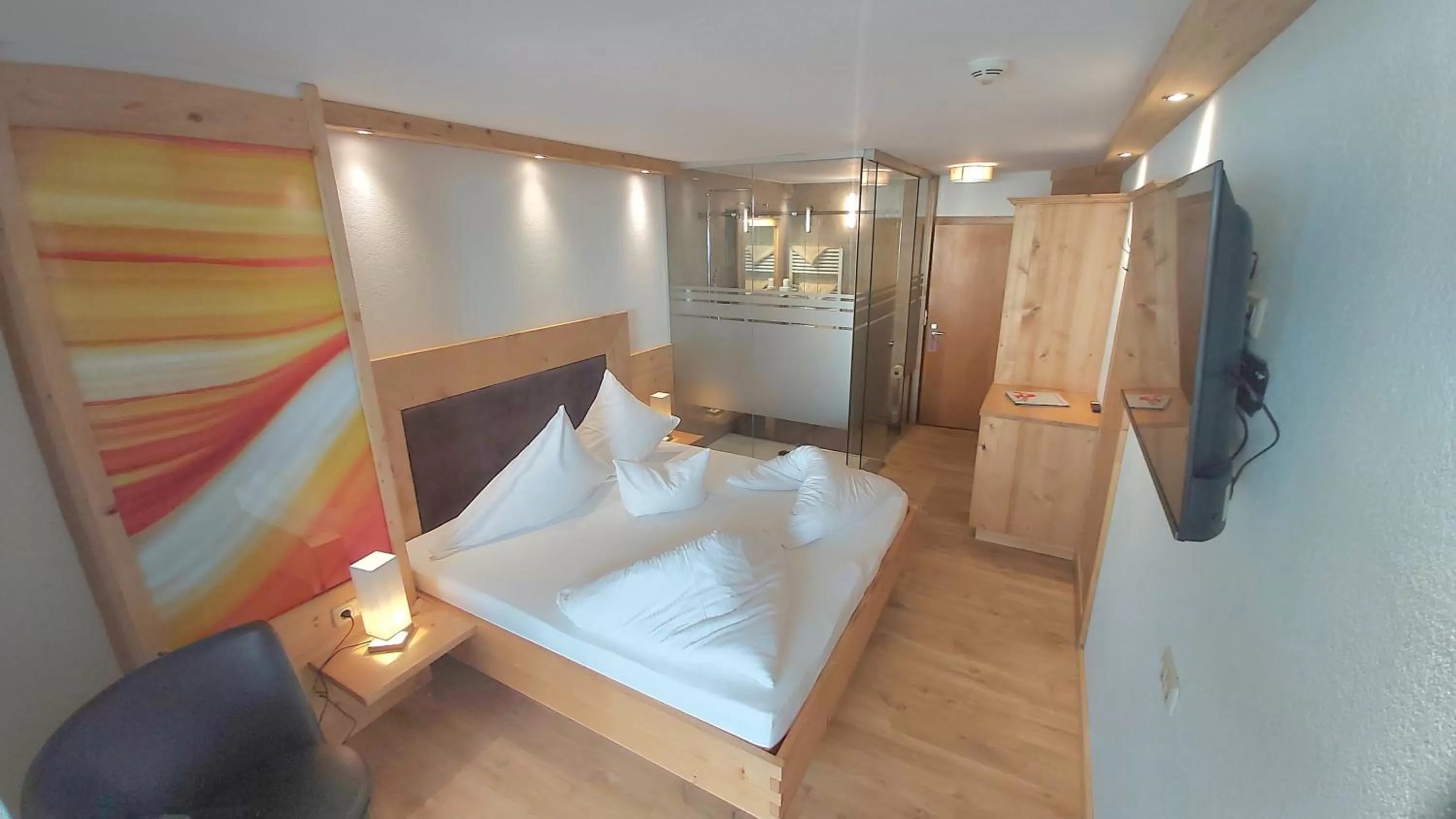 Bed in Adler Hotel-Pension