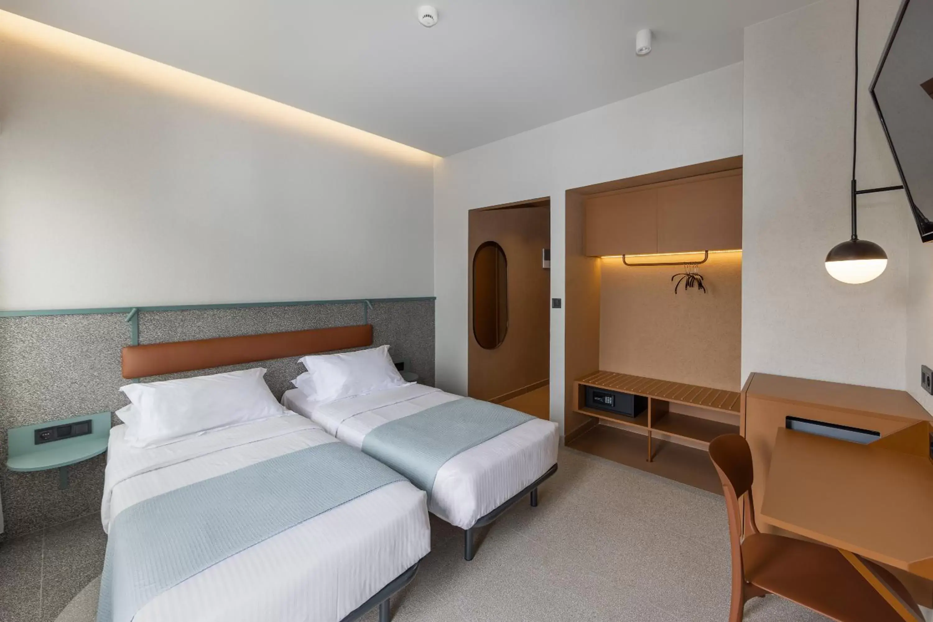 Bedroom, Bed in Evripides Hotel Bedroom, Bed in Evripides Hotel